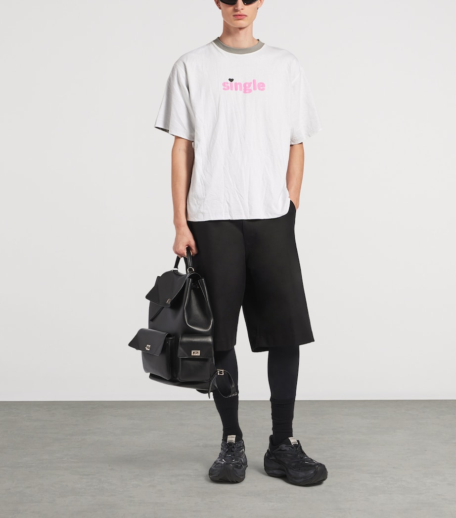 Balenciaga Mens Cotton Reversible T-Shirt Image 2