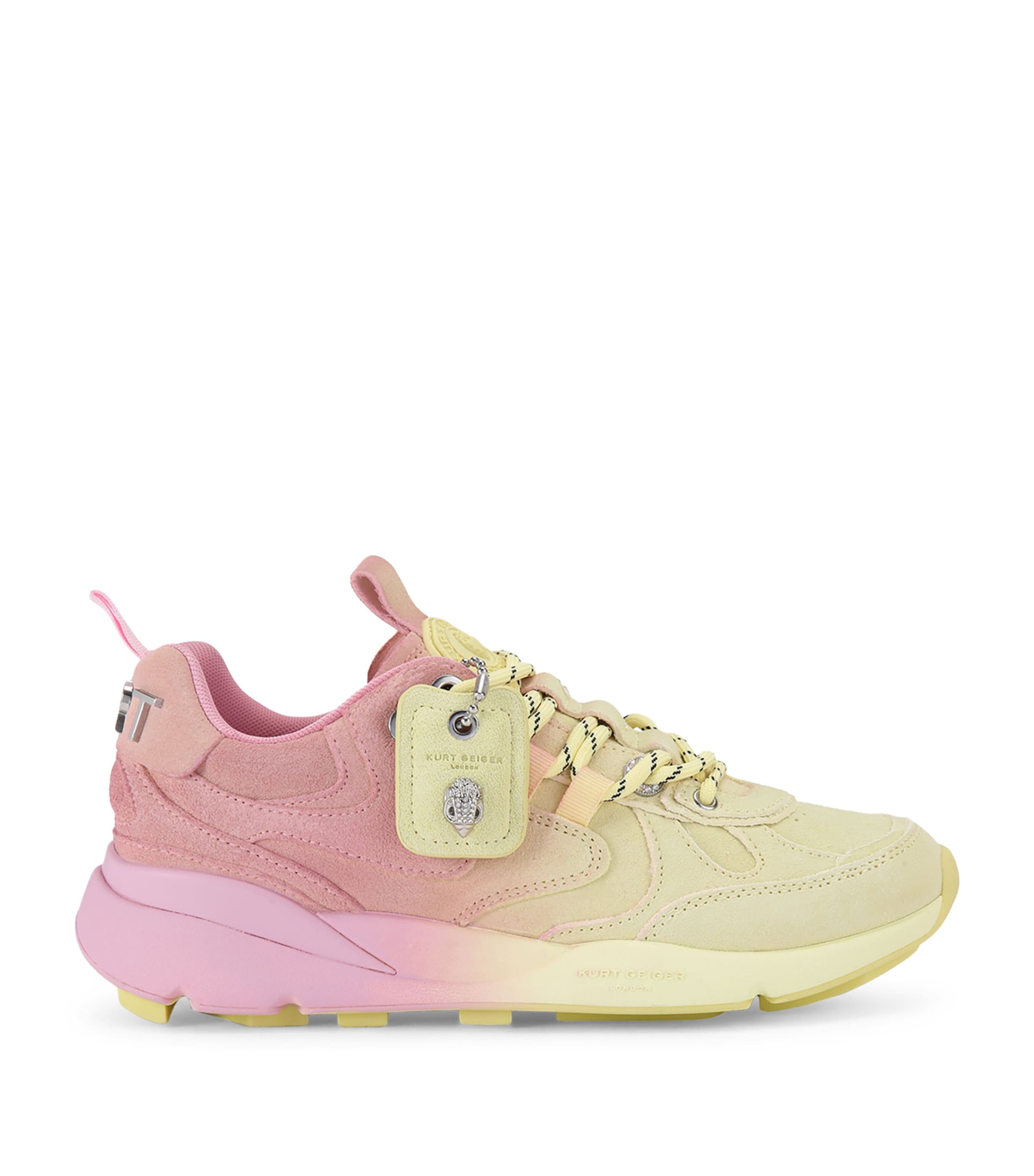 Kurt Geiger London Suede Kurt Runner Sneakers Yellow Image 1