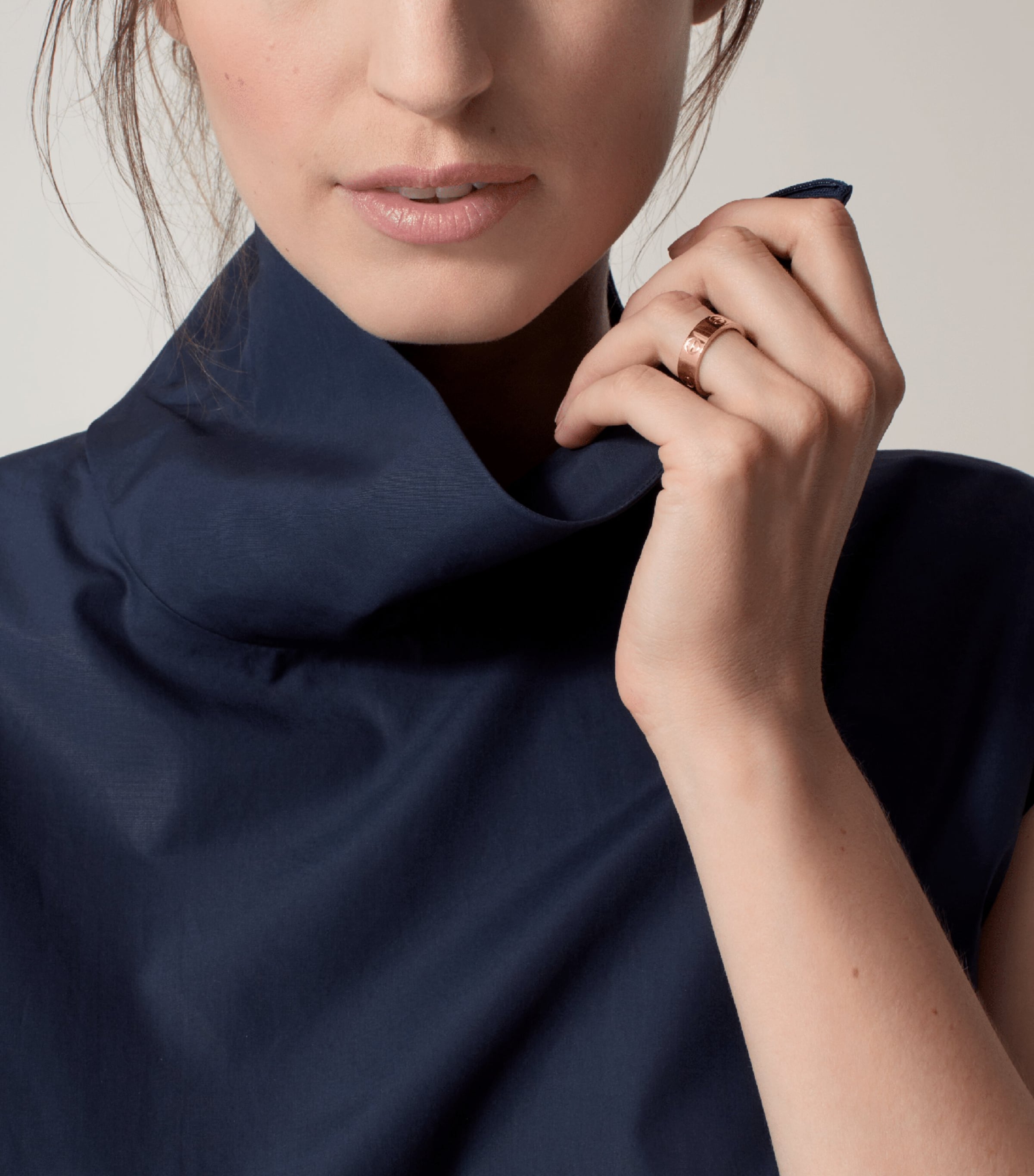 Rose Gold LOVE Ring ROSE GOLD Image 7