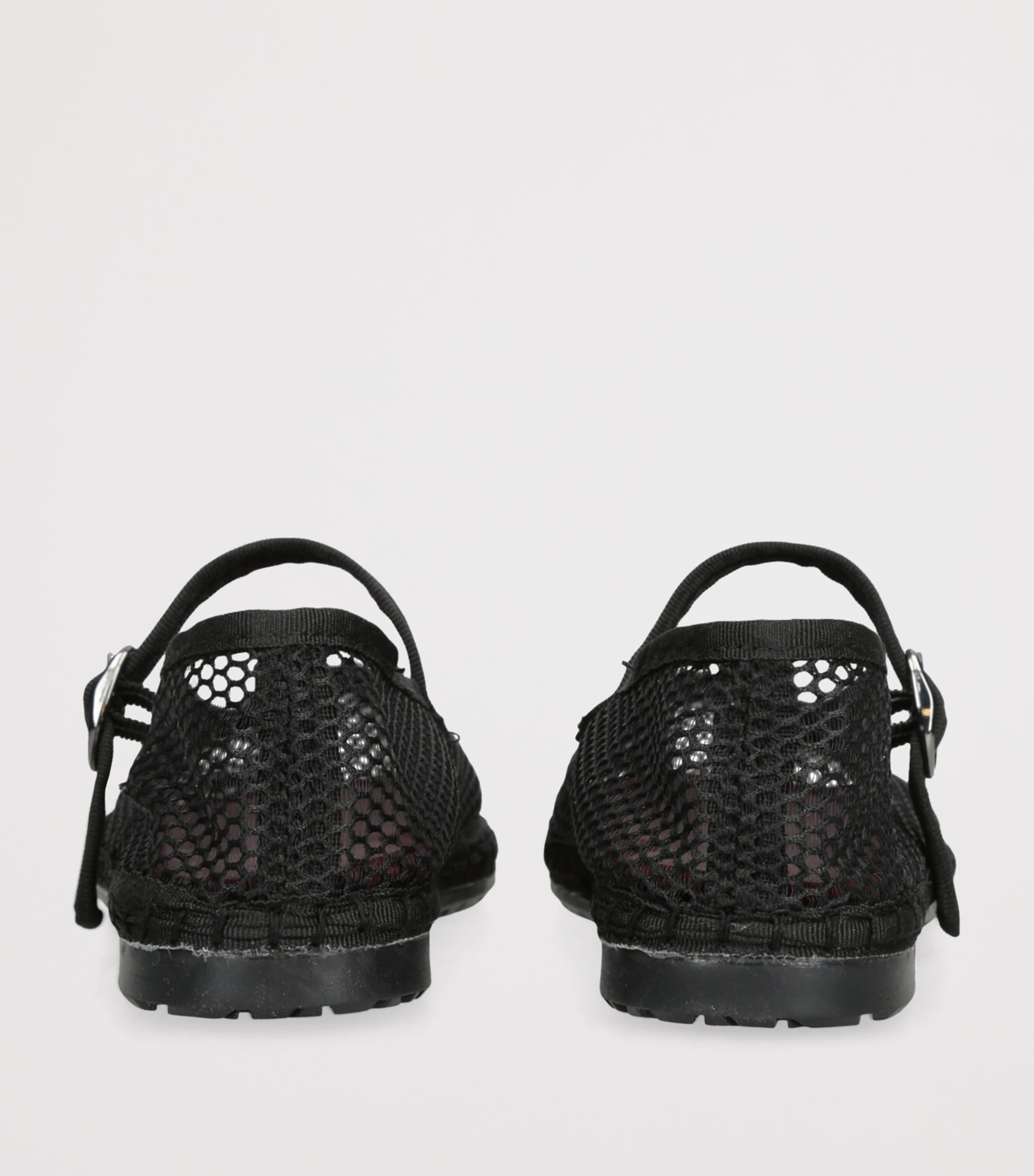 Mesh Isabella Ballet Flats BLACK Image 2