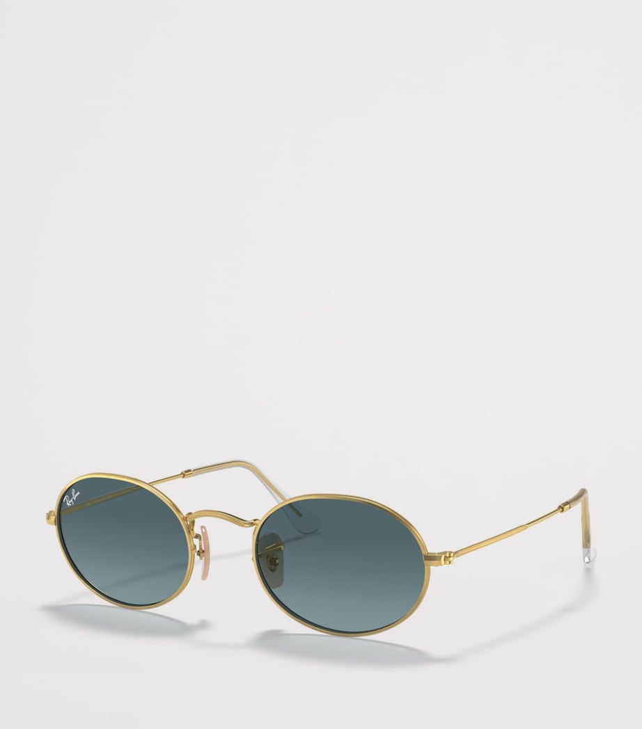 Ray-Ban RB3547 Oval Metal Sunglasses Image 2