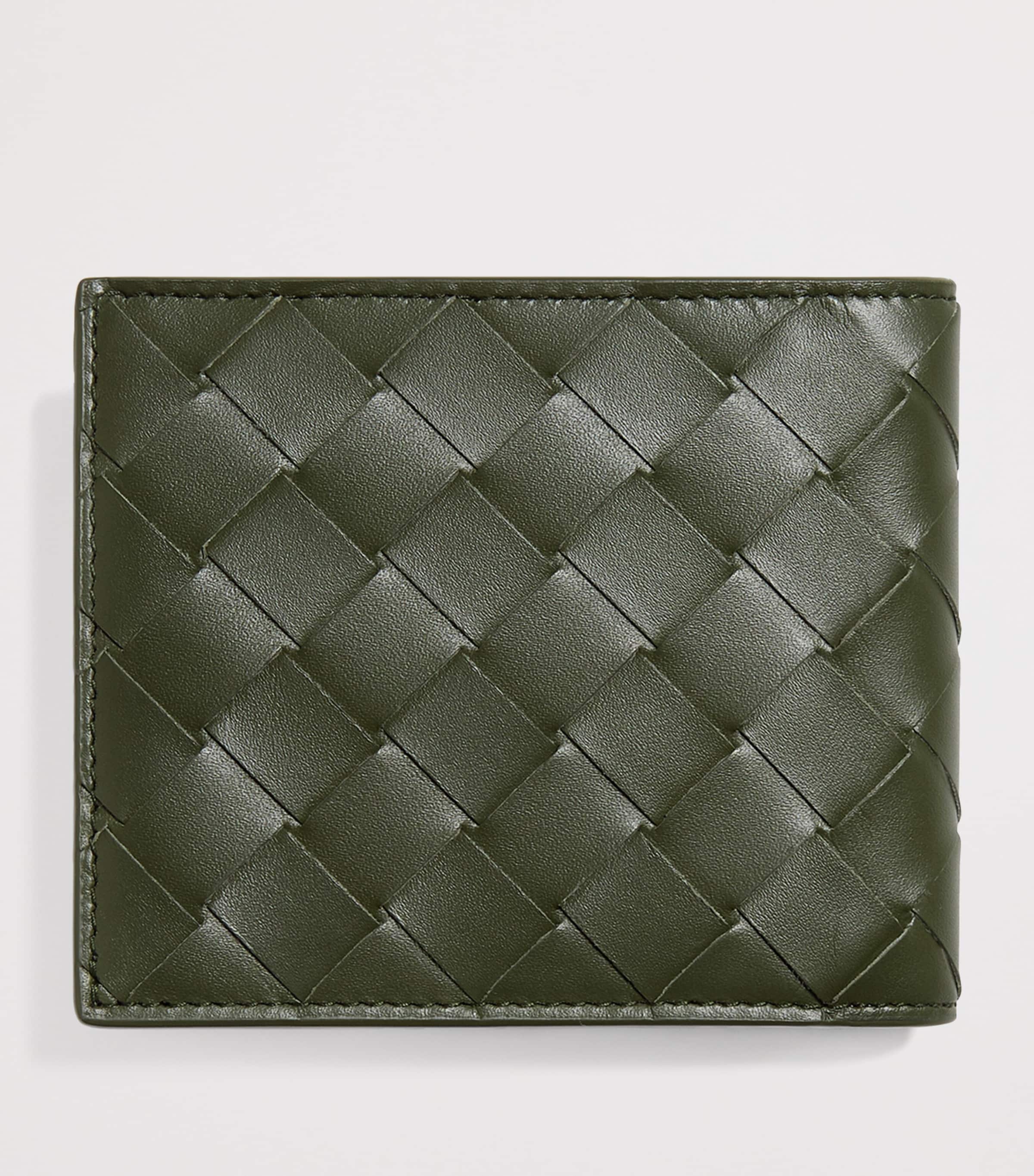 Bottega Veneta Leather Intrecciato Bifold Wallet Image 3