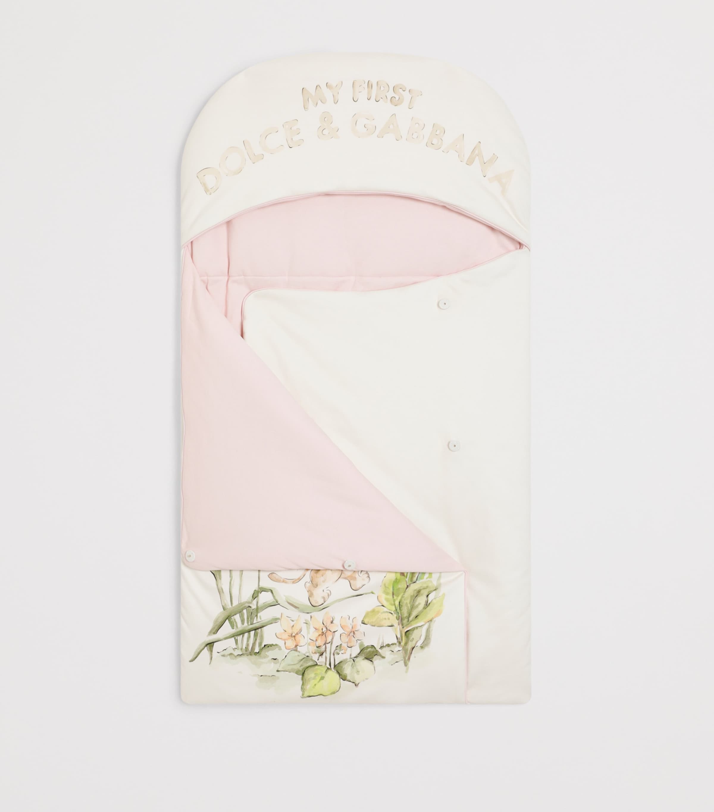 Dolce&Gabbana Kids Cotton Printed Sleeping Nest — photo 4