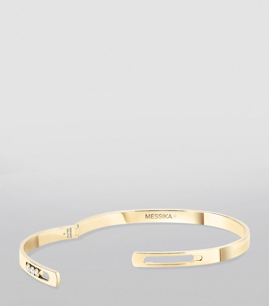 Yellow Gold and Diamond Move Noa Bangle YELLOW GOLD Image 2