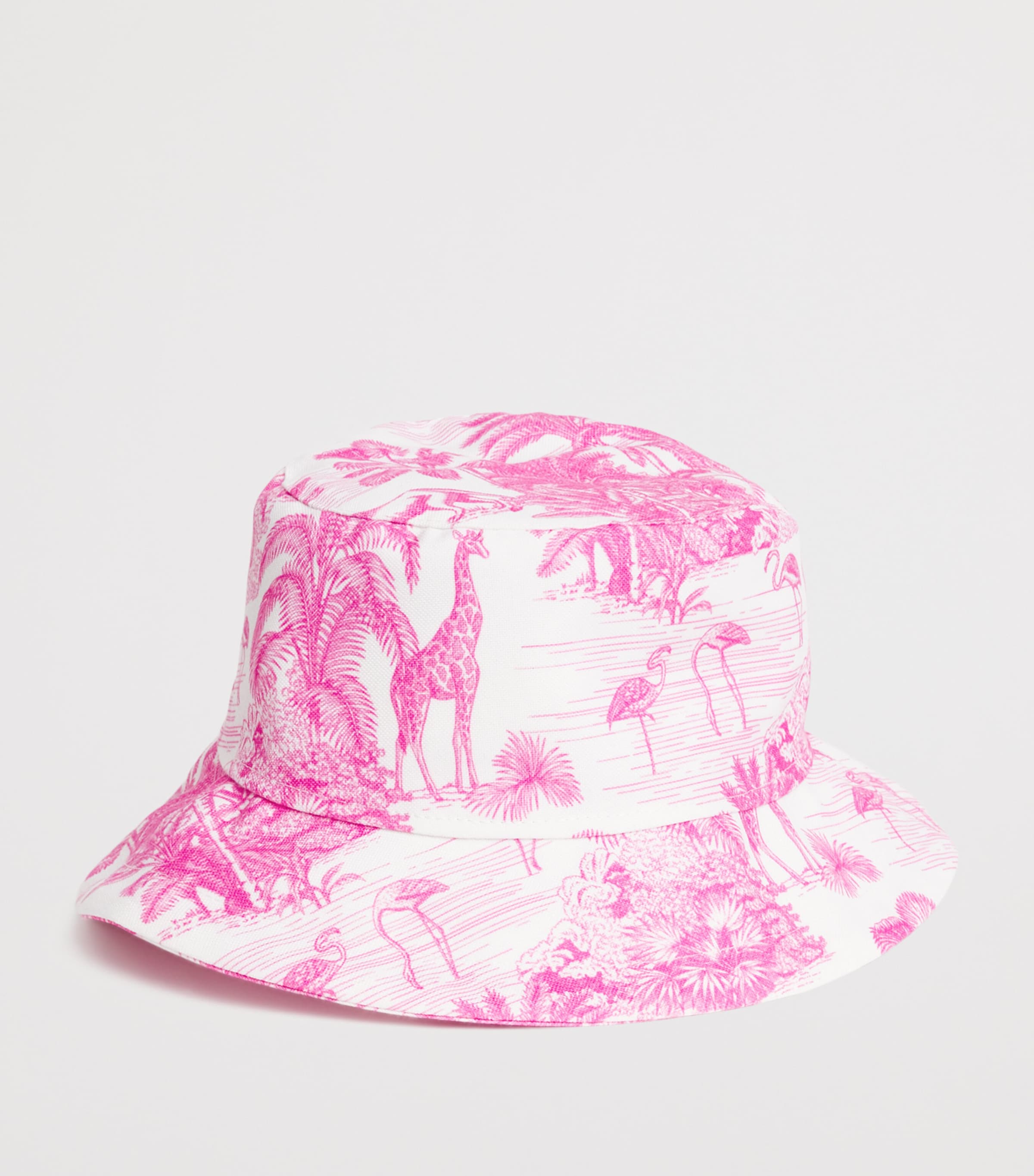 Jungle Print Bucket Hat JUNGLE PINK Image 2