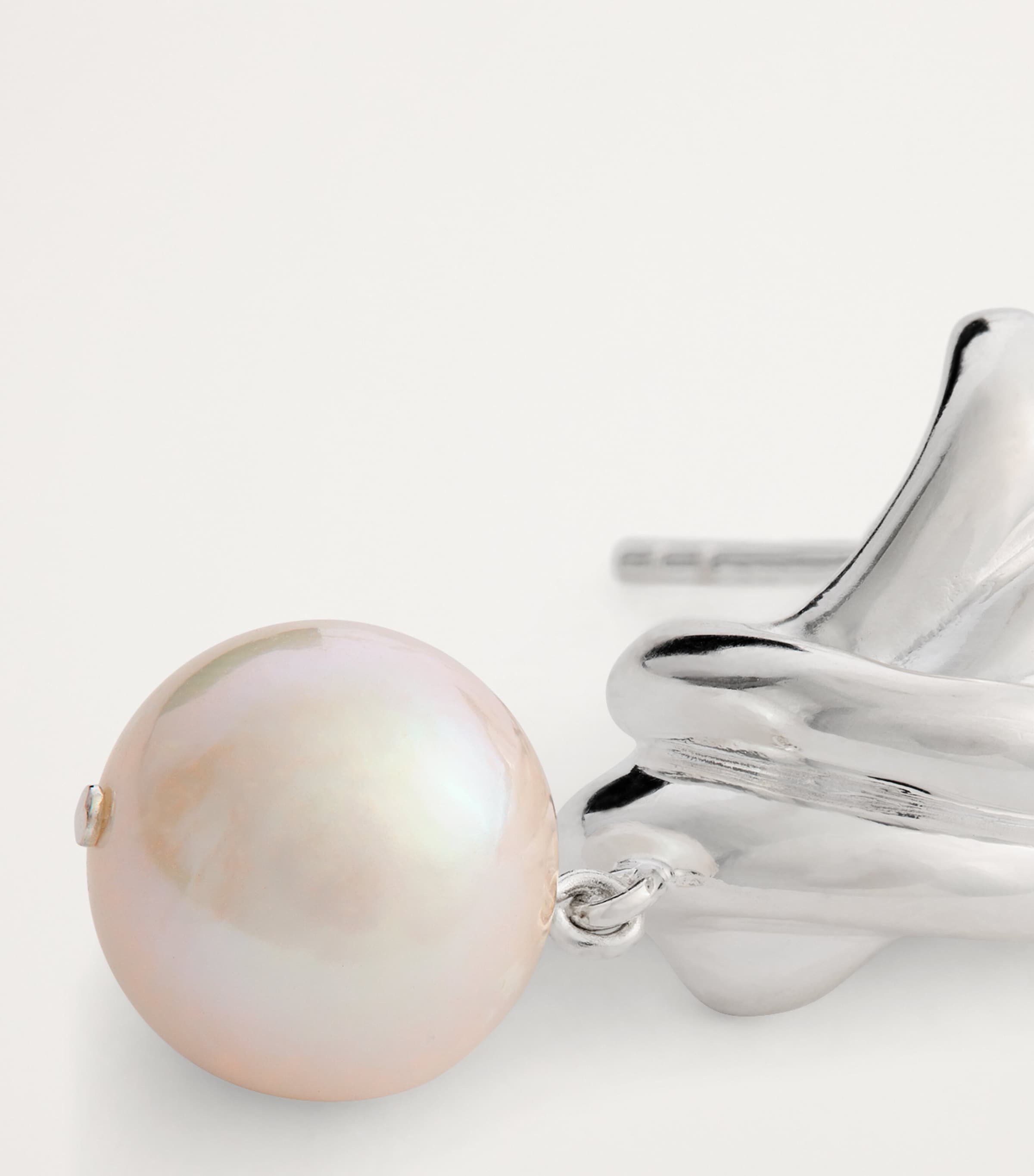 Completedworks Sterling Silver and Freshwater Pearl Drop