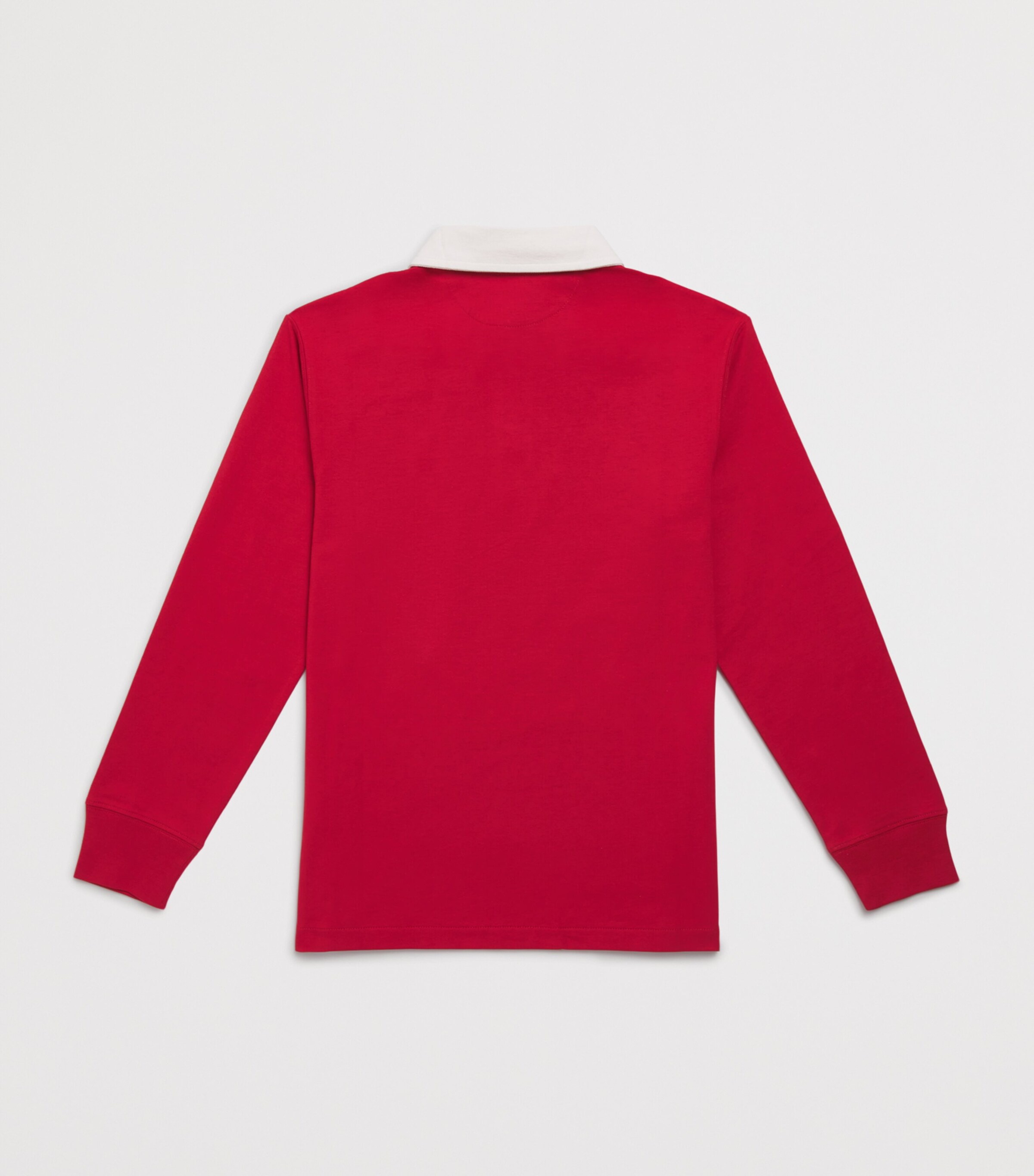 Cotton Triple Pony Rugby Shirt (2-7 Years) RED MU Image 2