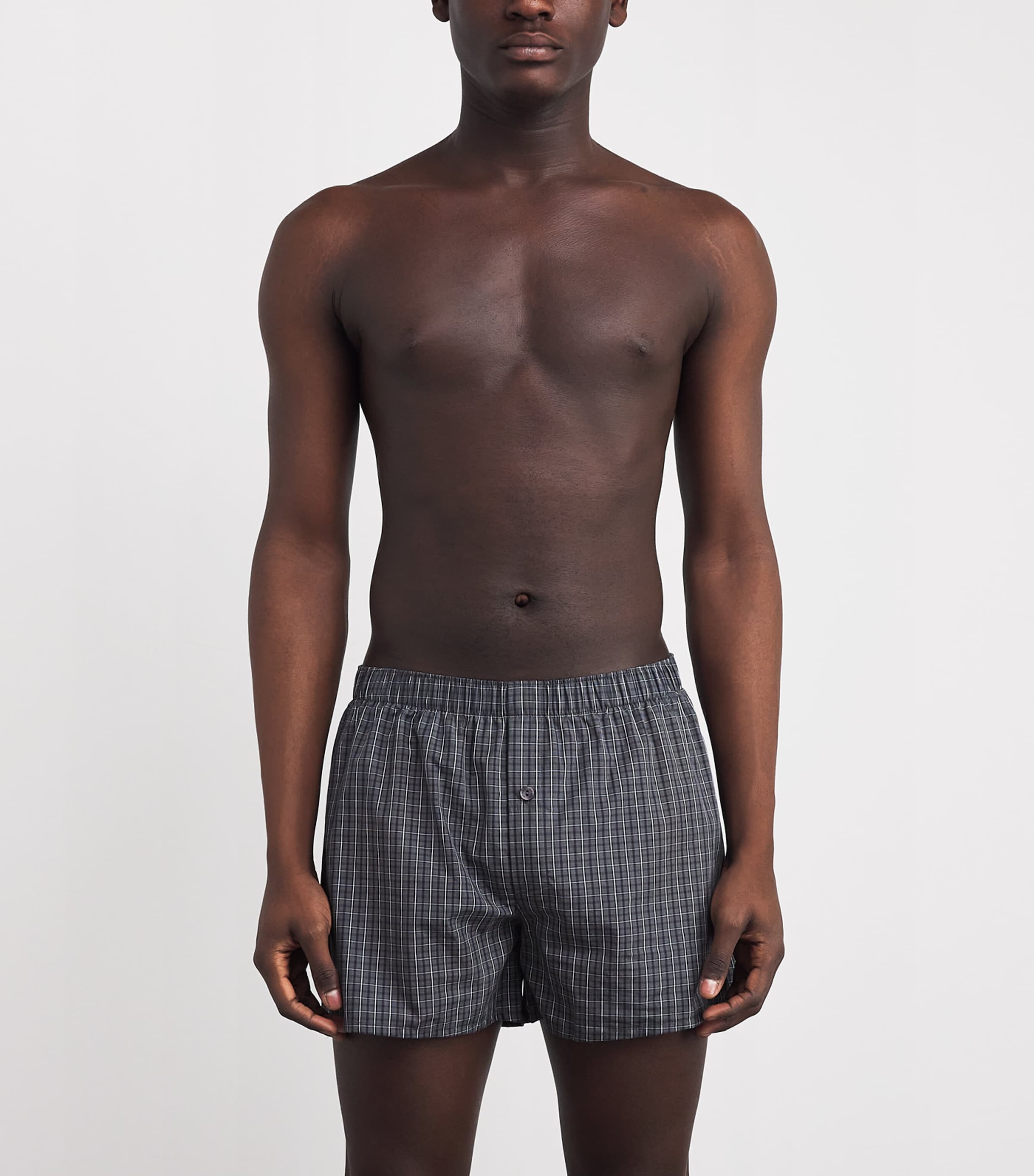 Cotton Check Fancy Woven Boxers 2385 CASUAL CHECK Image 2