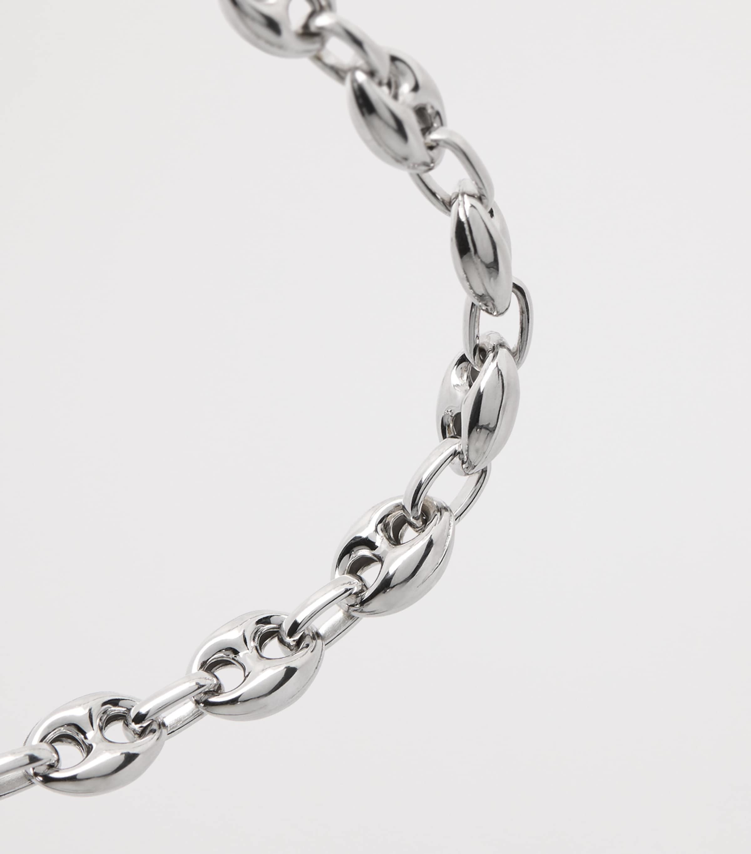 Sterling Silver Marine Link Chain Bracelet SILVER COLOUR Image 6