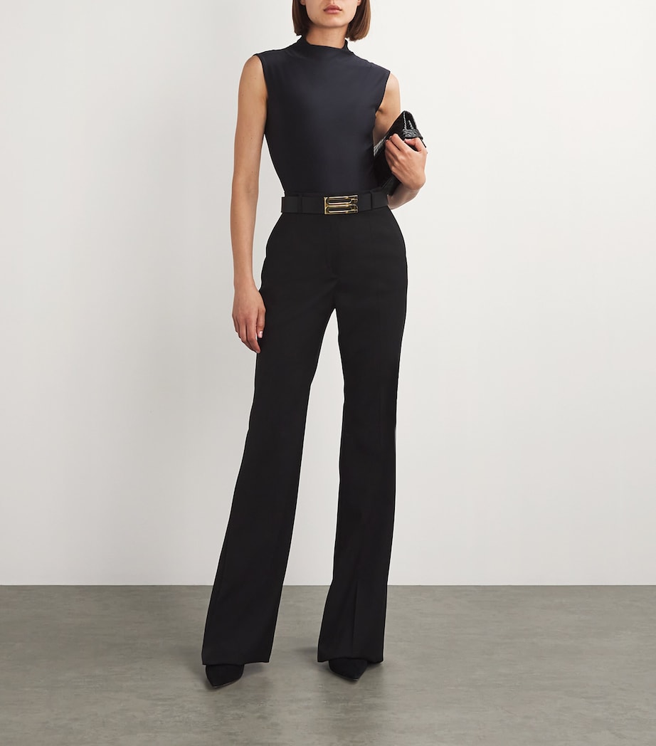 Jumbo Leather Frame Belt BLACK 1 Image 5