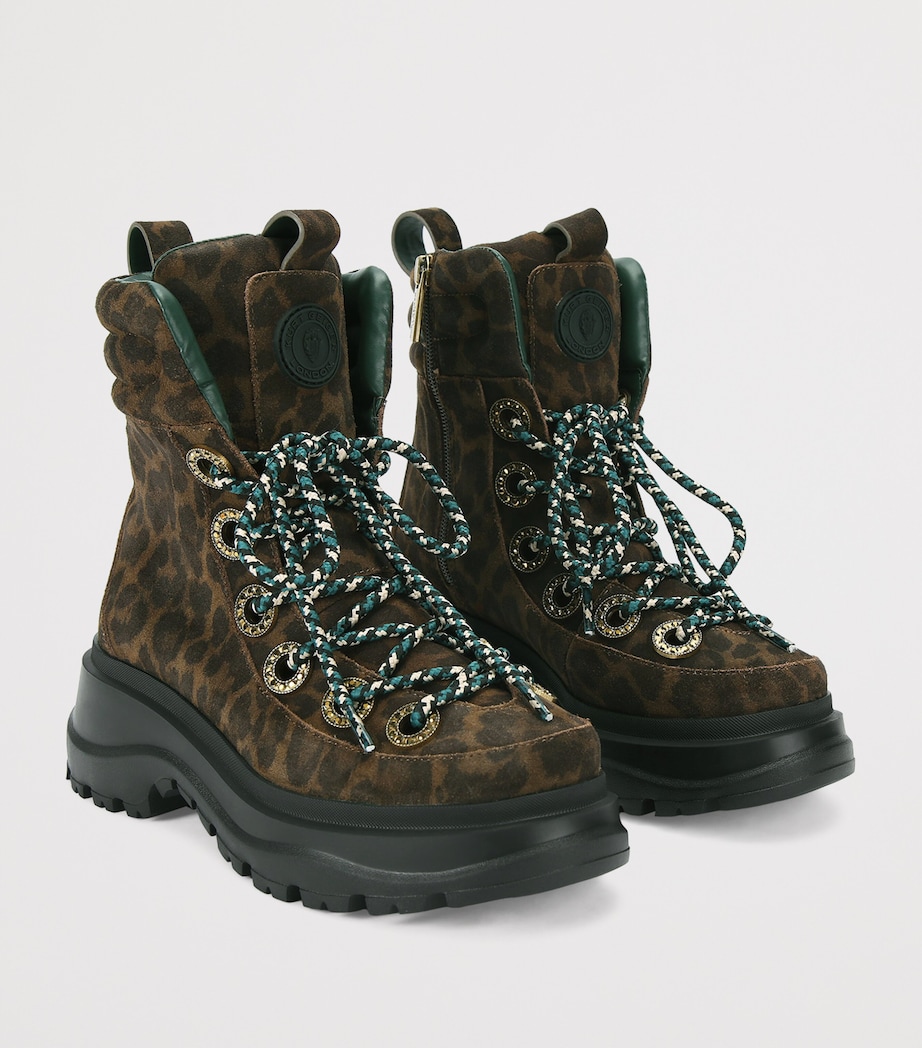 Embellished Kensington Hiker Boots DK.BRN COM Image 3