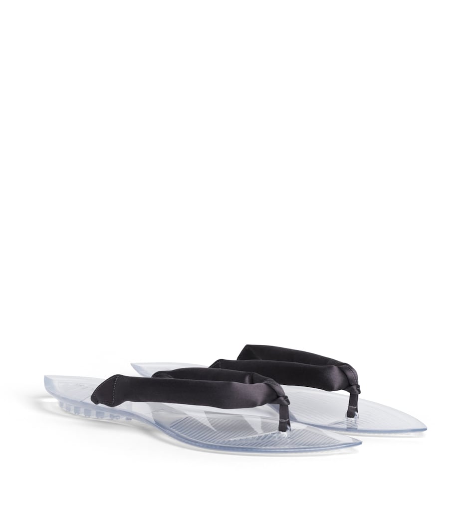 Alaïa Invisible Thong Flip Flops Anthracite/dark Grey Image 3