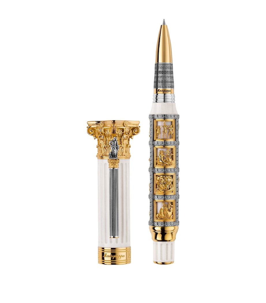 Odyssey Chapter I Rollerball Pen WHITE/GOLD/SILVER Image 1
