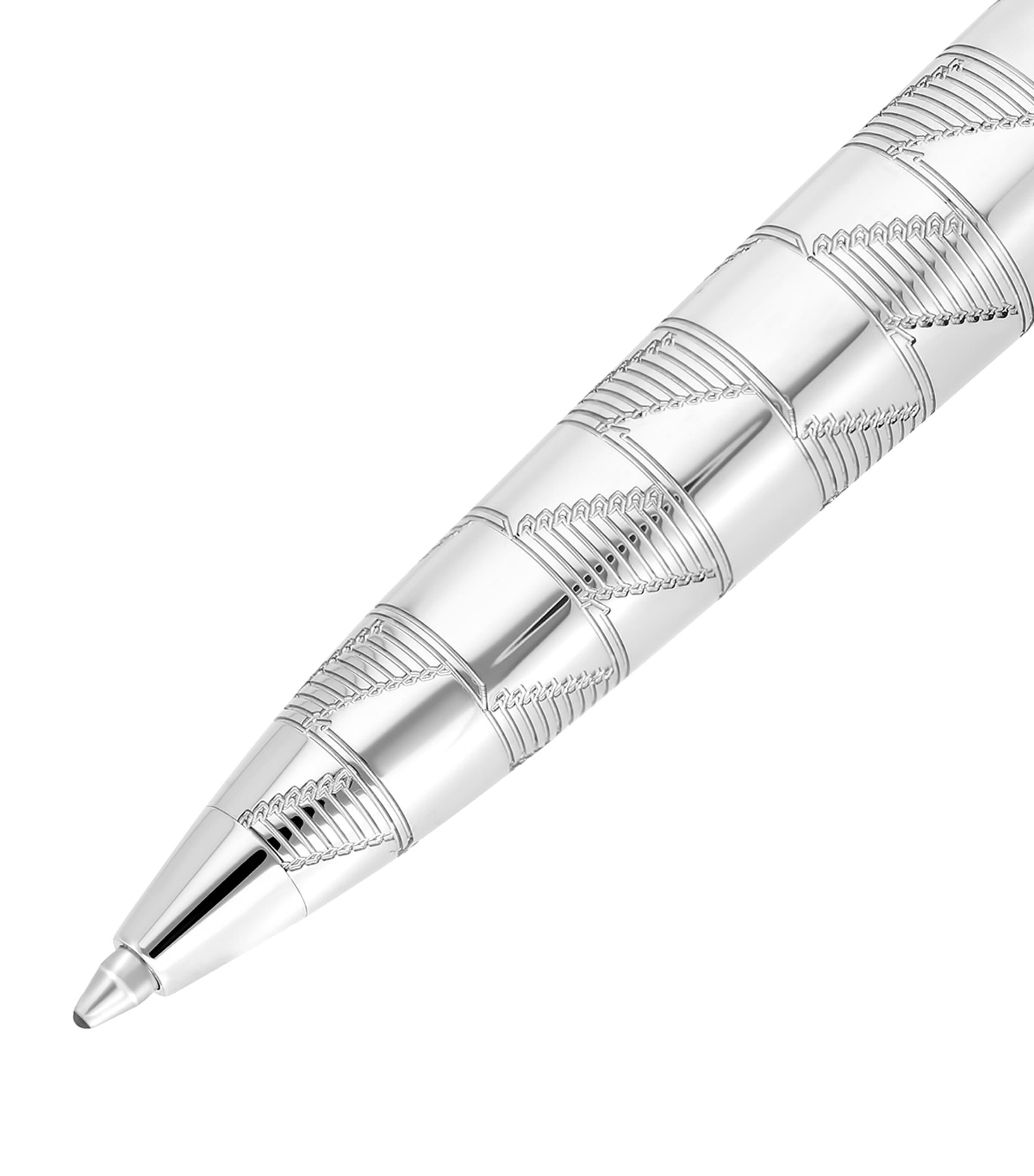 Large Line D Eternity Monogram 1872 Ballpoint Pen PALLADIUM Image 2