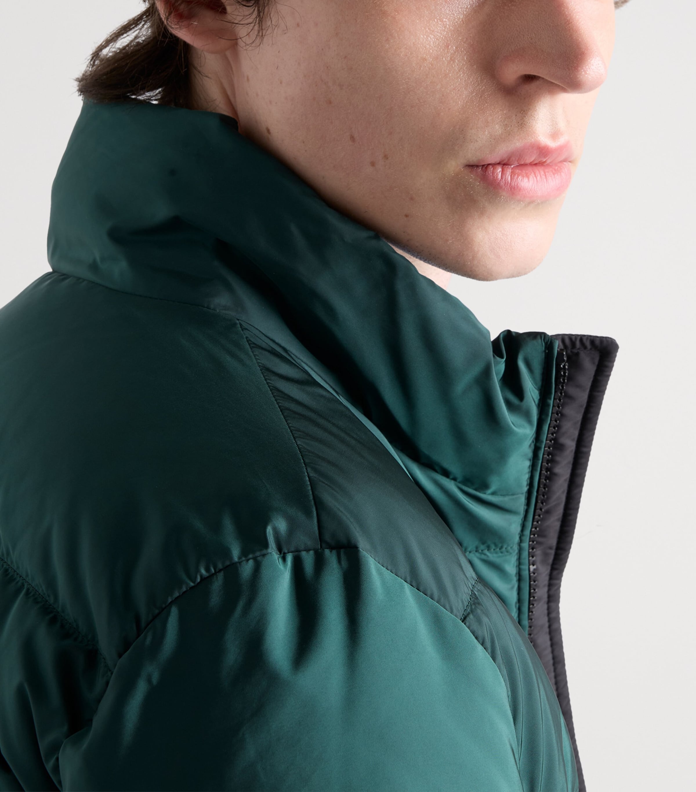 Prada Mens Re-Nylon Puffer Jacket Green Image 4