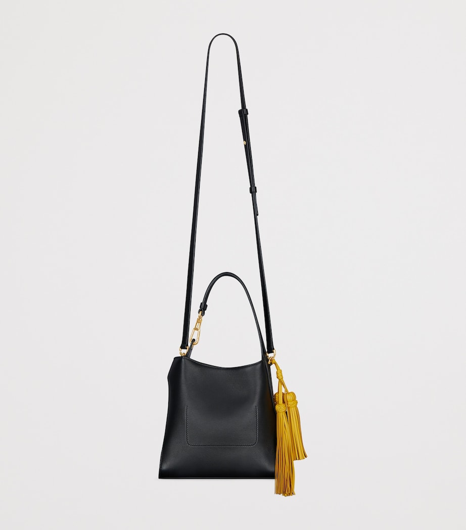 Mini Leather Day Hobo Bag BLACK Image 5
