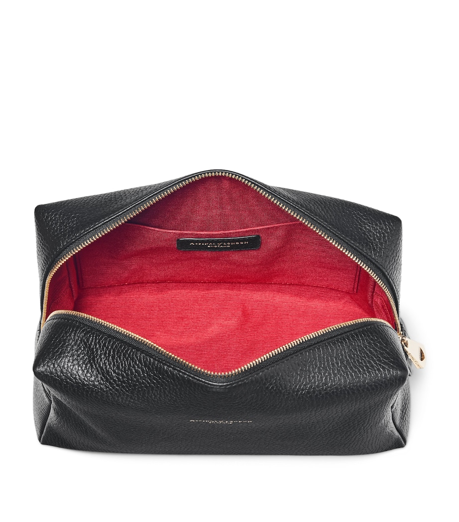 Large London Cosmetic Case BLACK Image 3