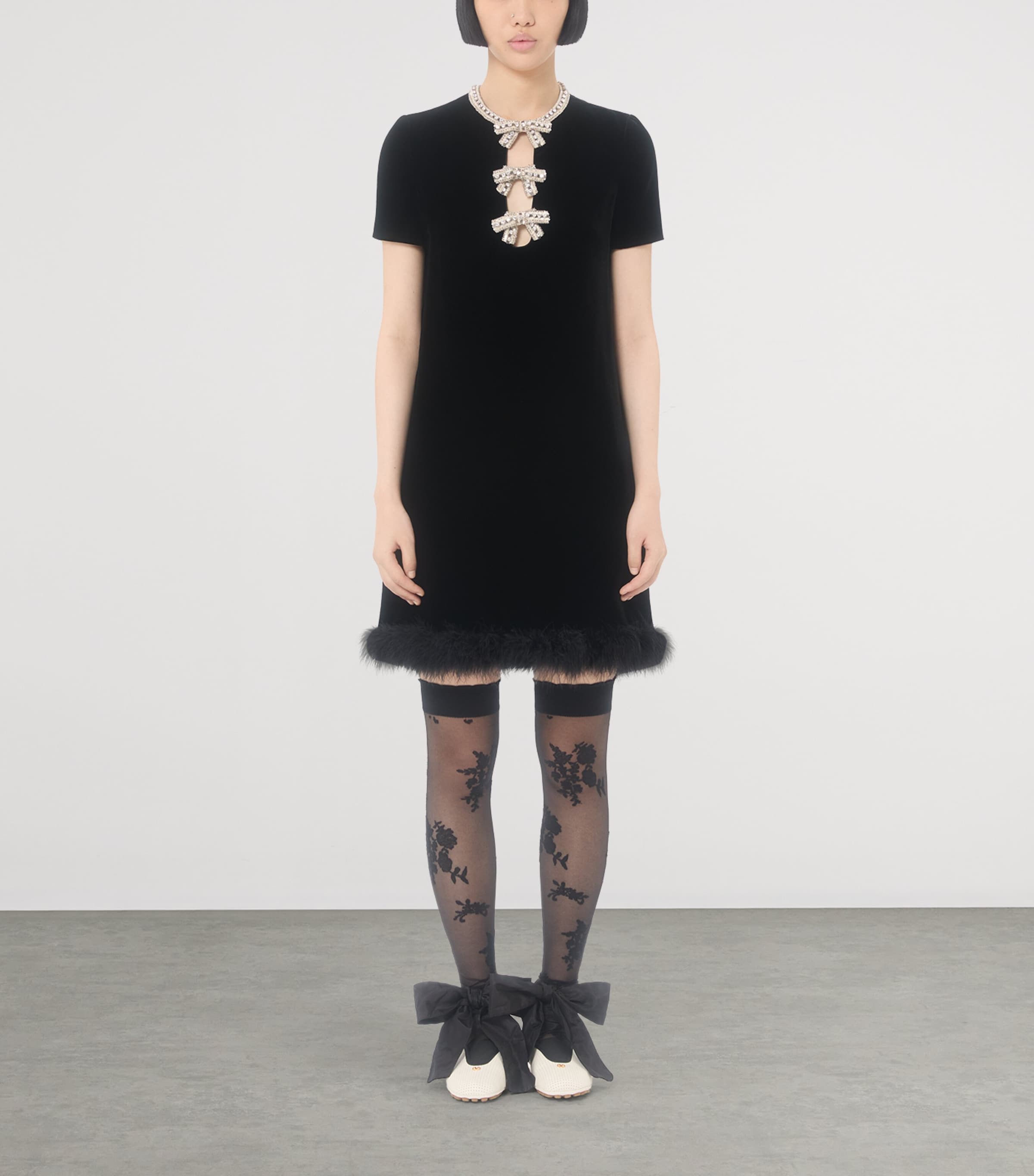 Embellished Mini Dress NUD Image 2