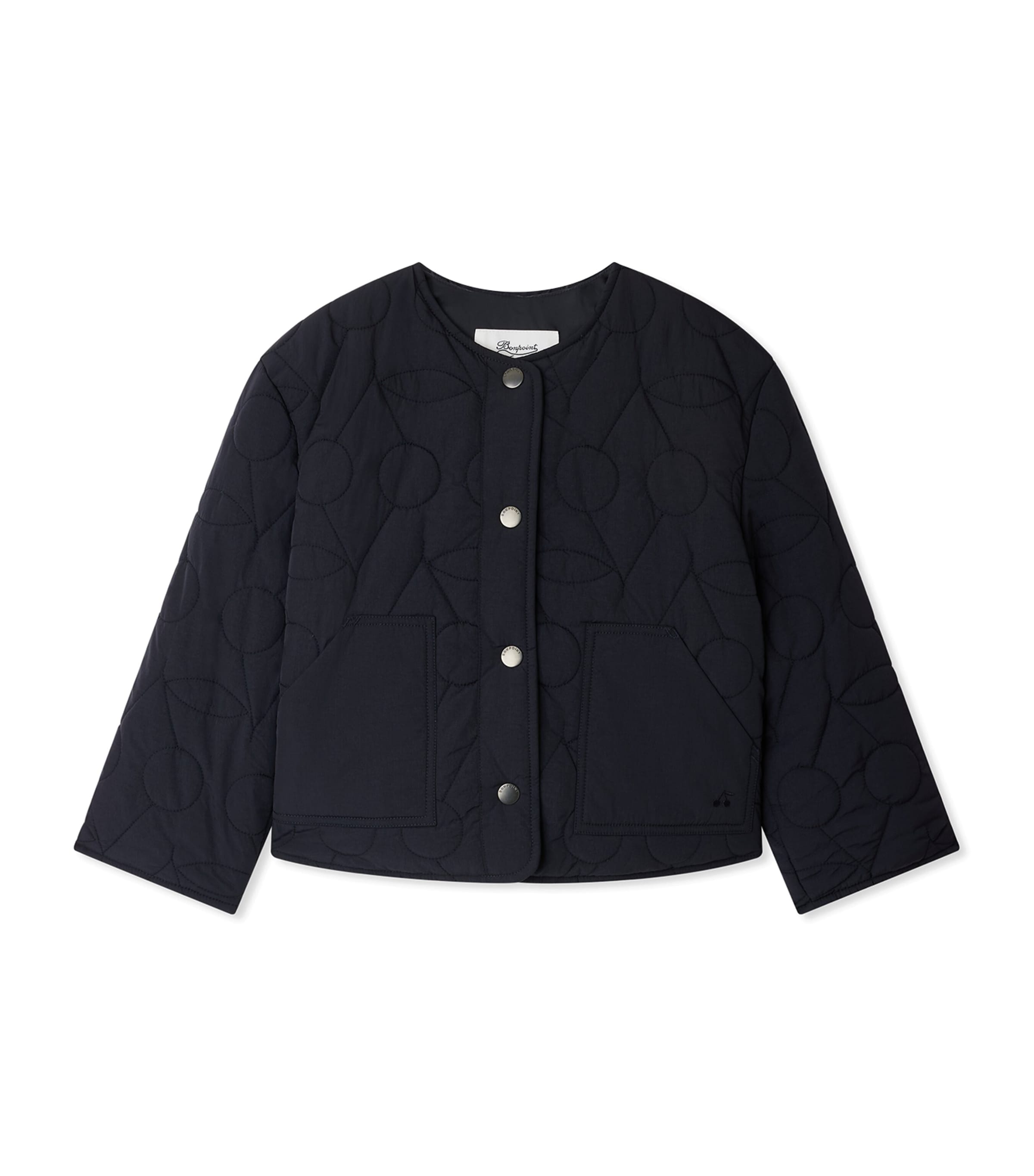 Bonpoint Quilted Jacket In Blue
