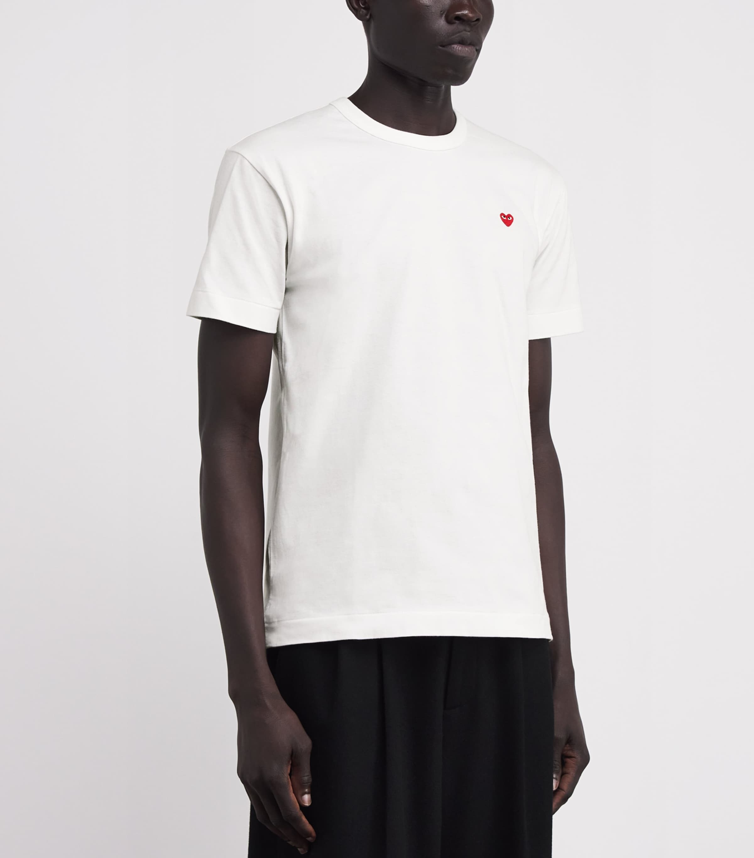 Heart Logo T-Shirt 2 WHITE Image 3