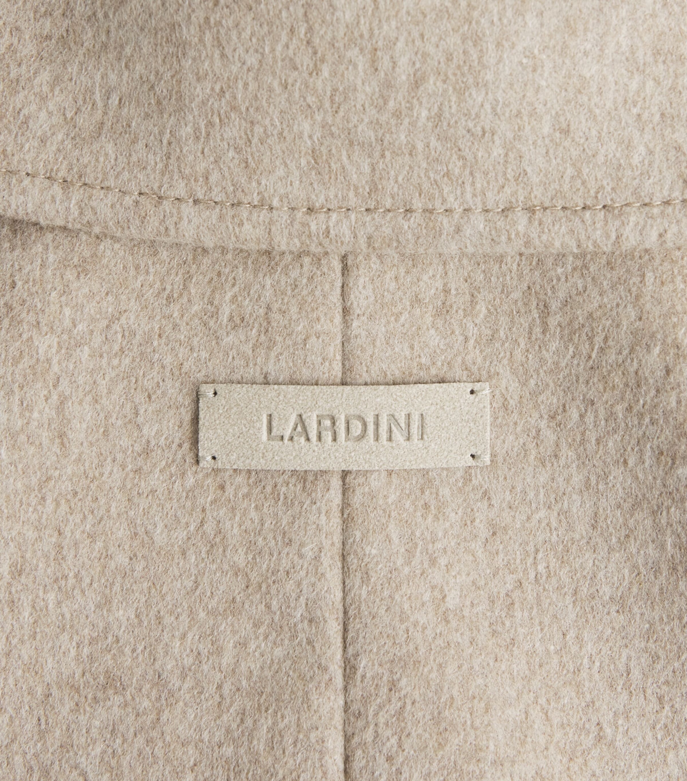 Lardini Mens Virgin Wool Jacket Light Beige Image 6