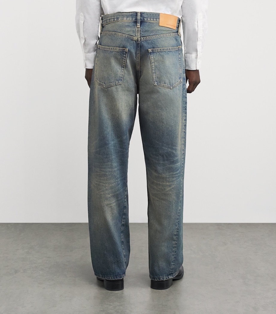 Dirty Wash Wide Twist Jeans DIRTY BLUE 719 Image 4