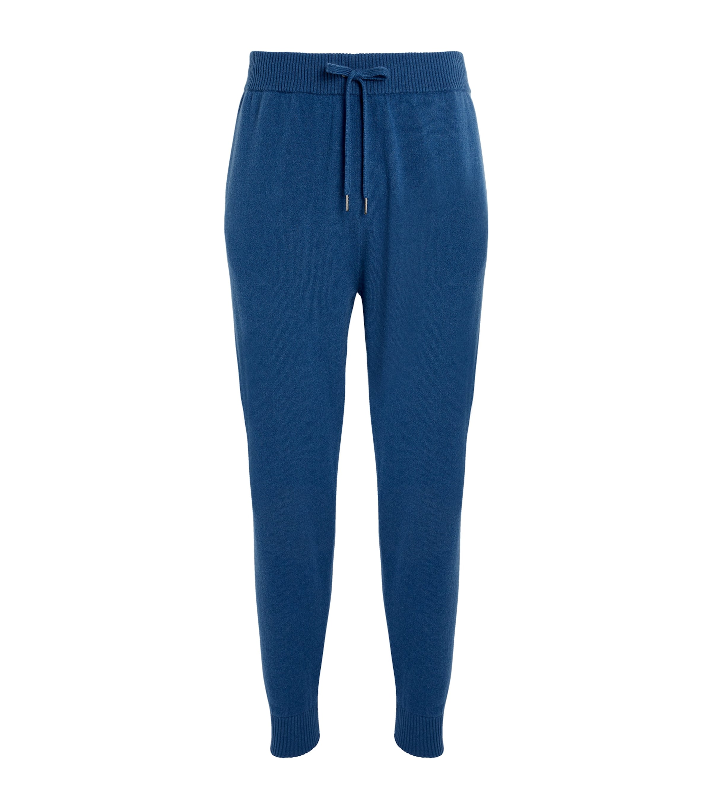 Derek Rose Tapered Cashmere Sweatpants In Blue