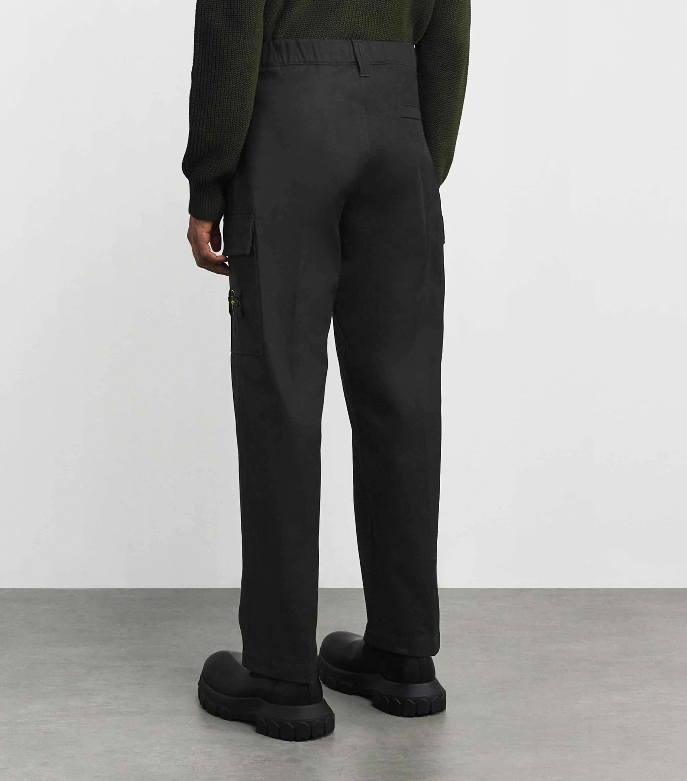 Cotton Cargo Trousers V0029 Image 4