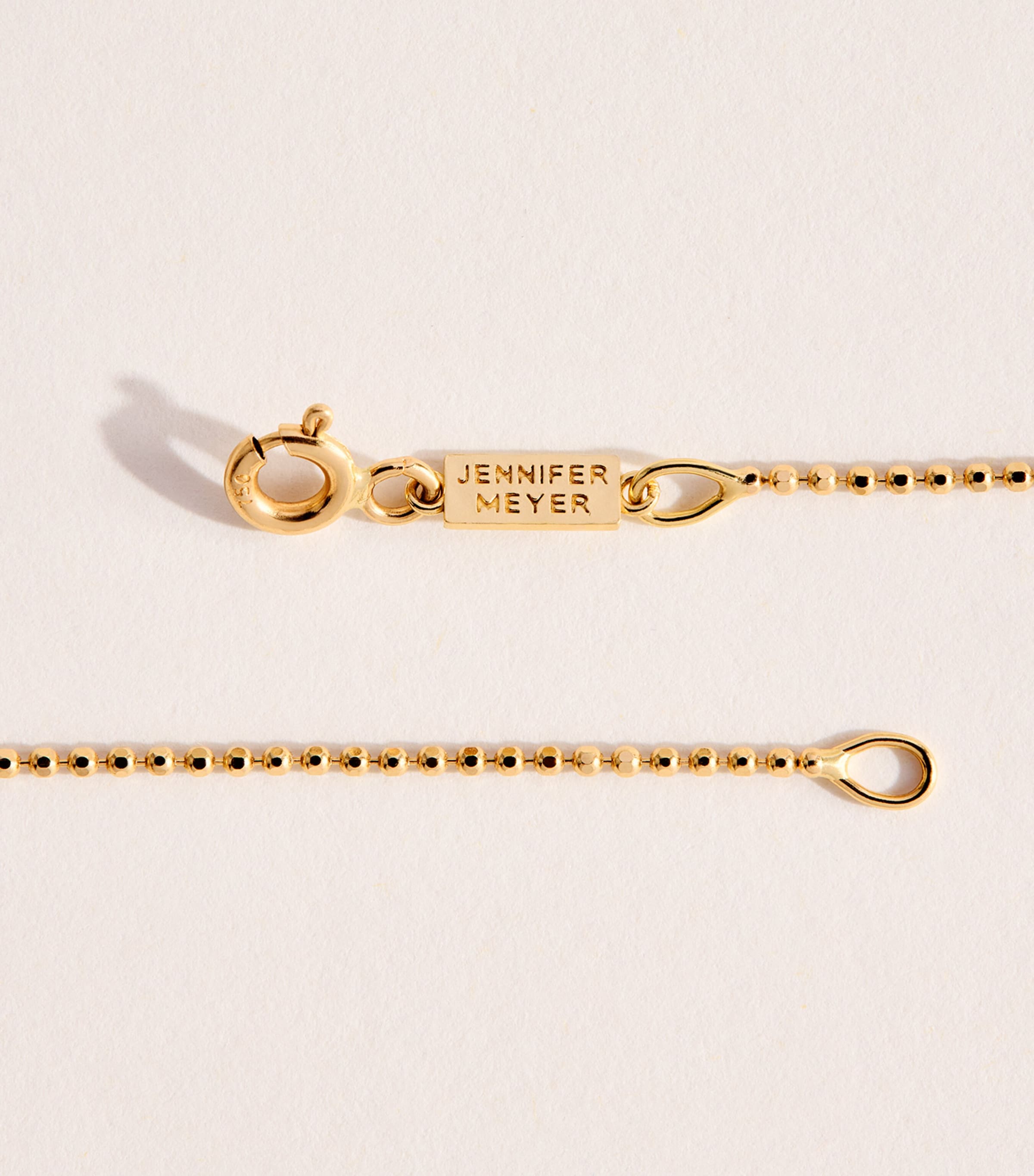 Jennifer Meyer Yellow Gold Hammered Heart Necklace Yellow Gold Image 6