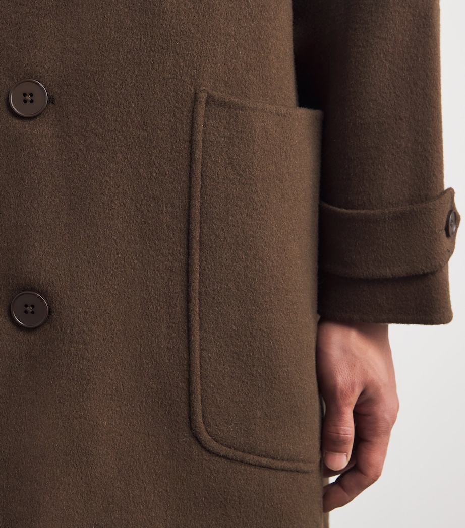 Wool Bryce Overcoat ICED COFFEE Image 6