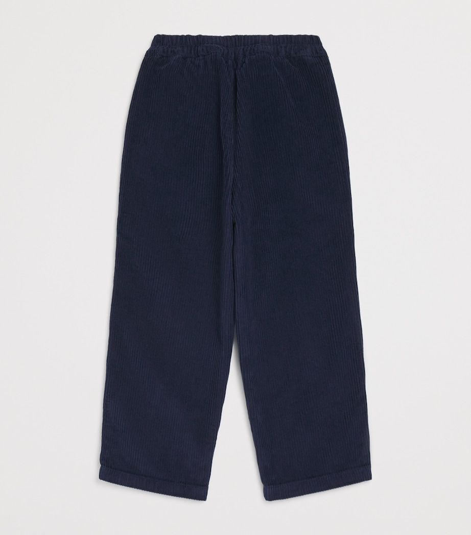 Corduroy Trousers (2-14 Years) 497NAVY BLUE Image 2