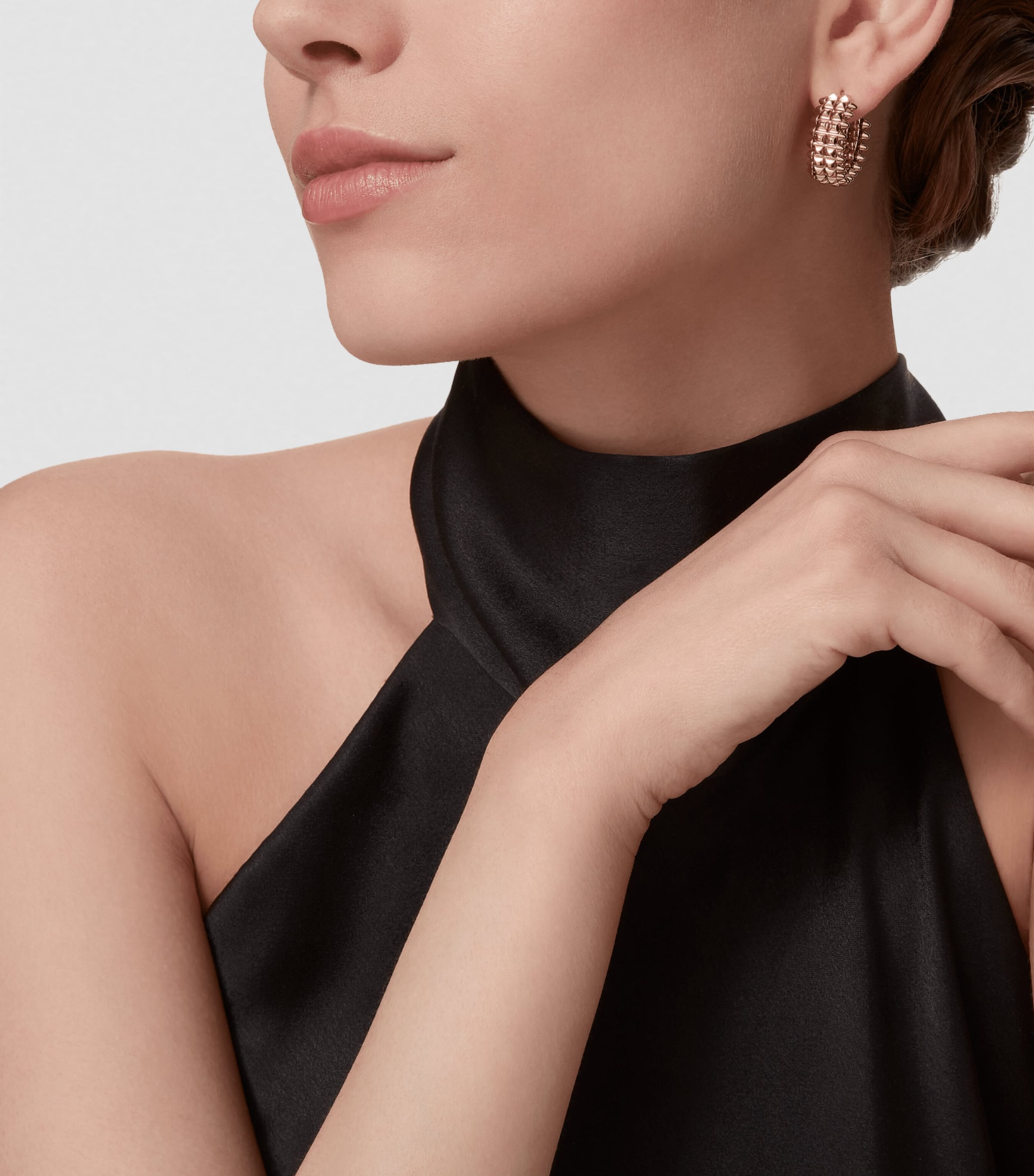 Rose Gold Clash de Cartier Hoop Earrings ROSE GOLD Image 3