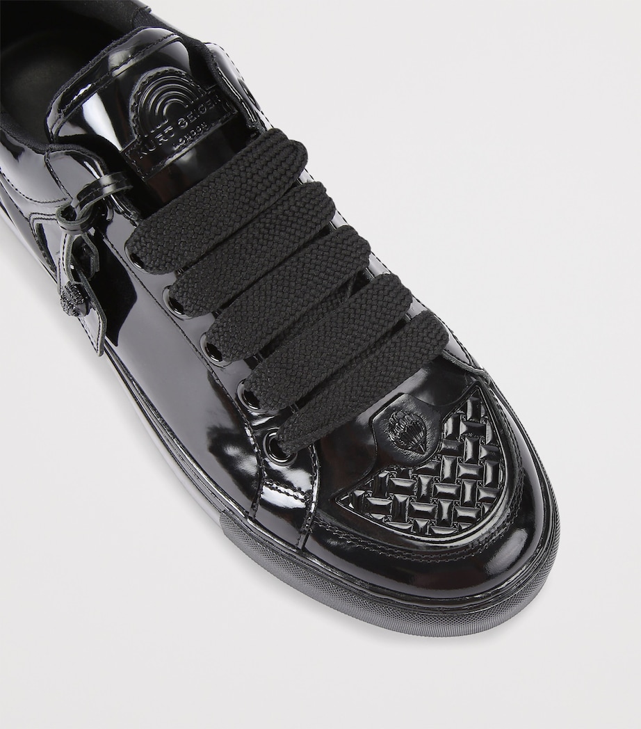 Patent Leather Southbank Tag Sneakers BLACK Image 3