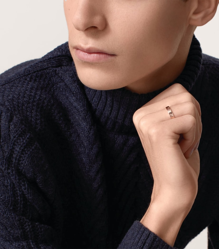 Rose Gold LOVE Wedding Band MULTI Image 7