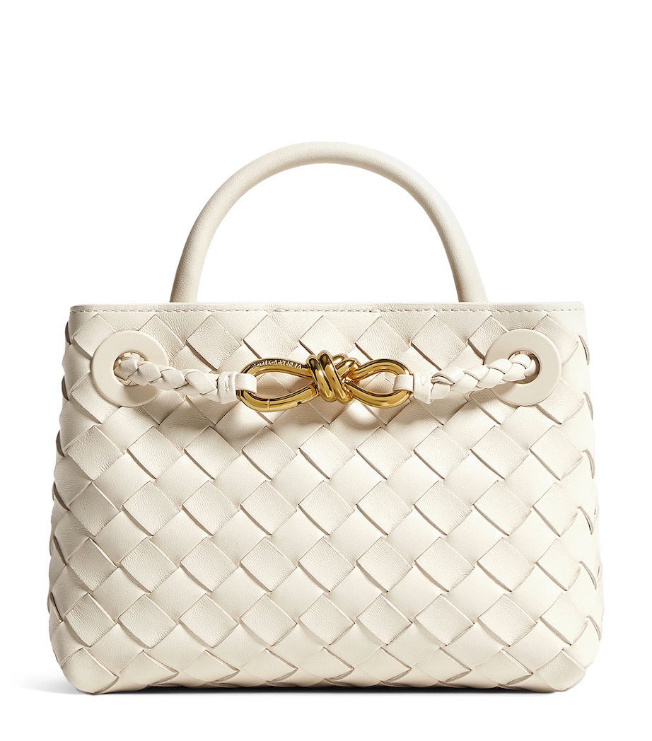 Bottega Veneta Womens Mini Leather Andiamo Top-Handle Bag Image 1