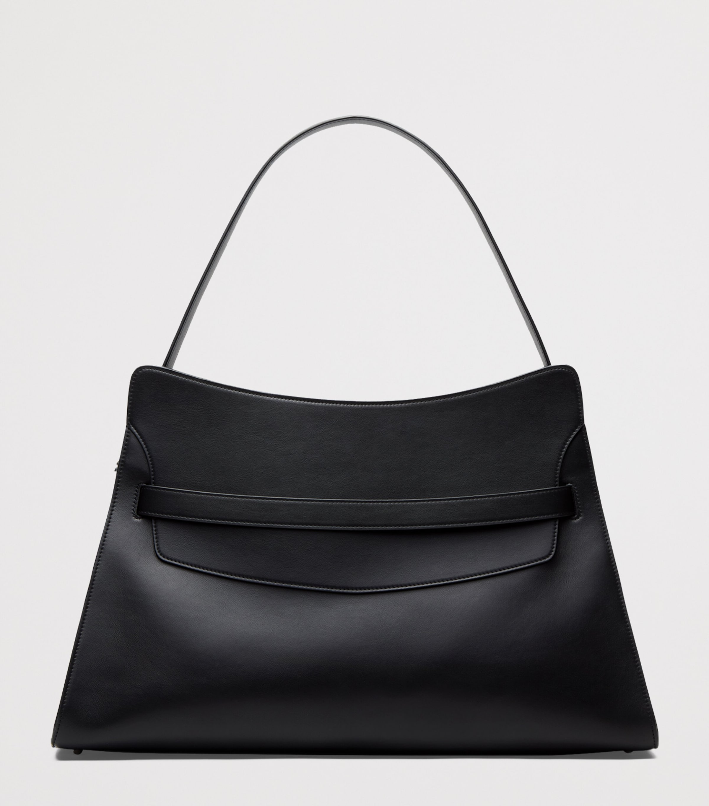 McQueen Maxi Calfskin Locke Top-Handle Bag Image 4