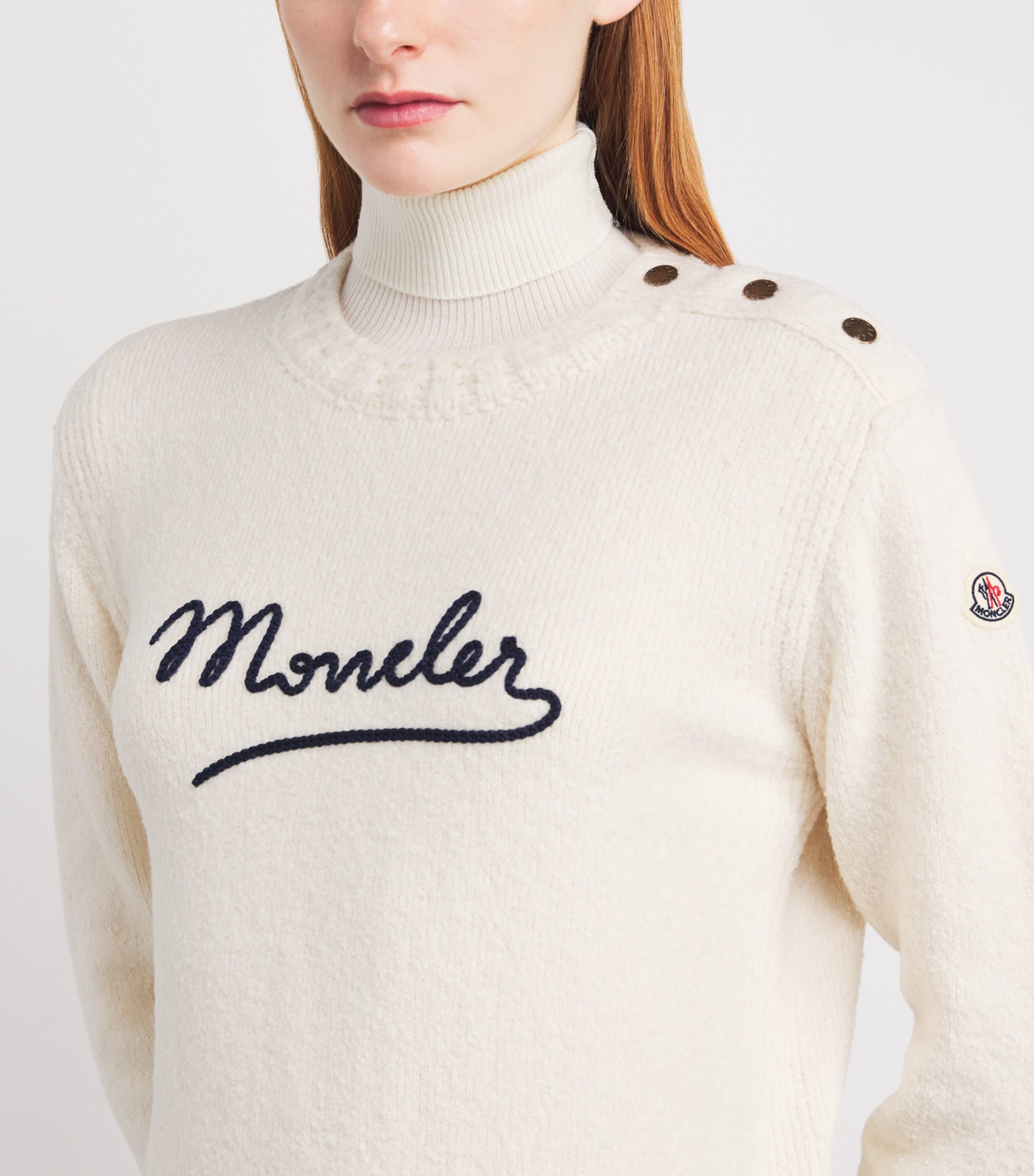 Cotton-Blend Embroidered Sweater 34 Image 6