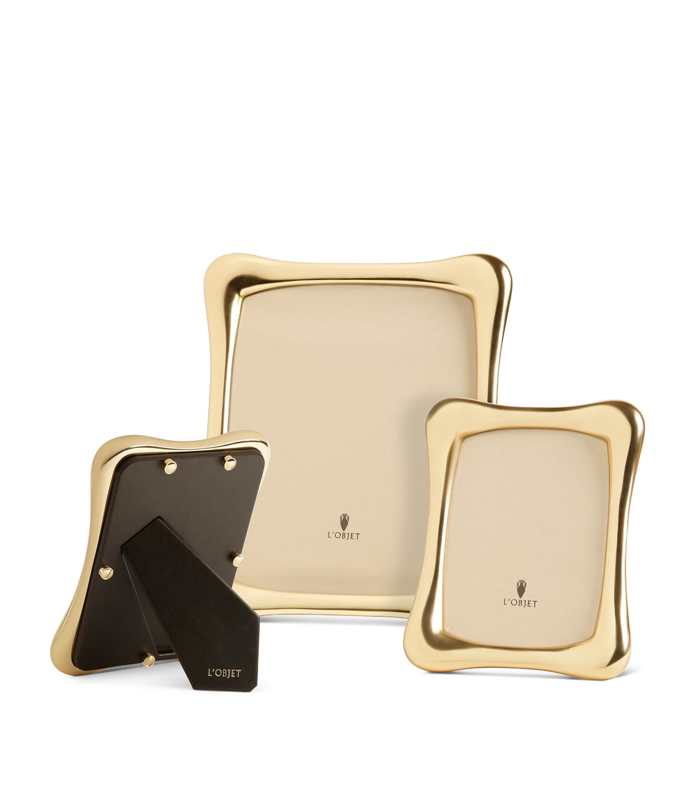 L'Objet Anton Photo Frame (4” x 6”) Gold Image 3