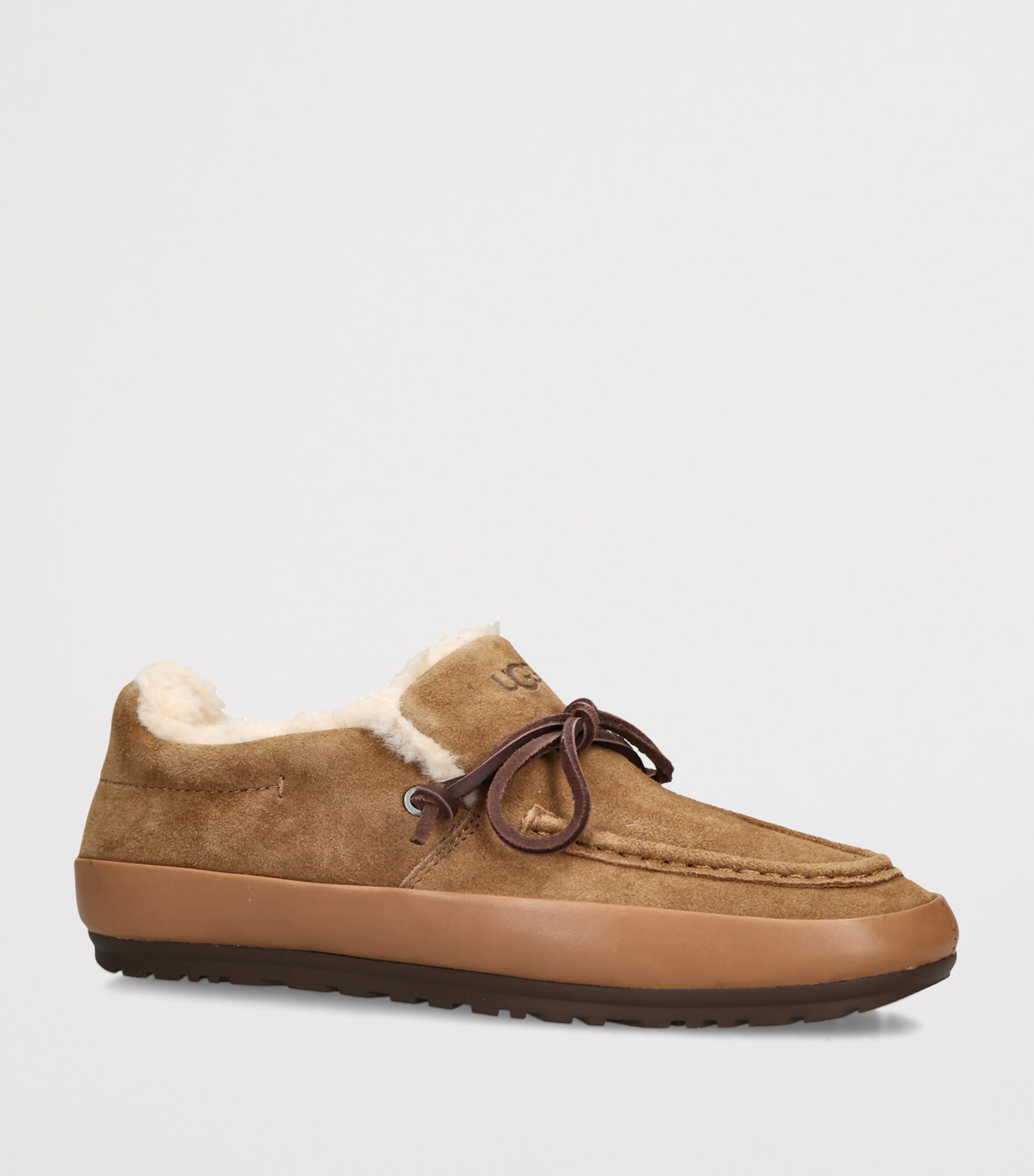 UGG Beige Suede Quill Slip-On Shoes | Harrods US