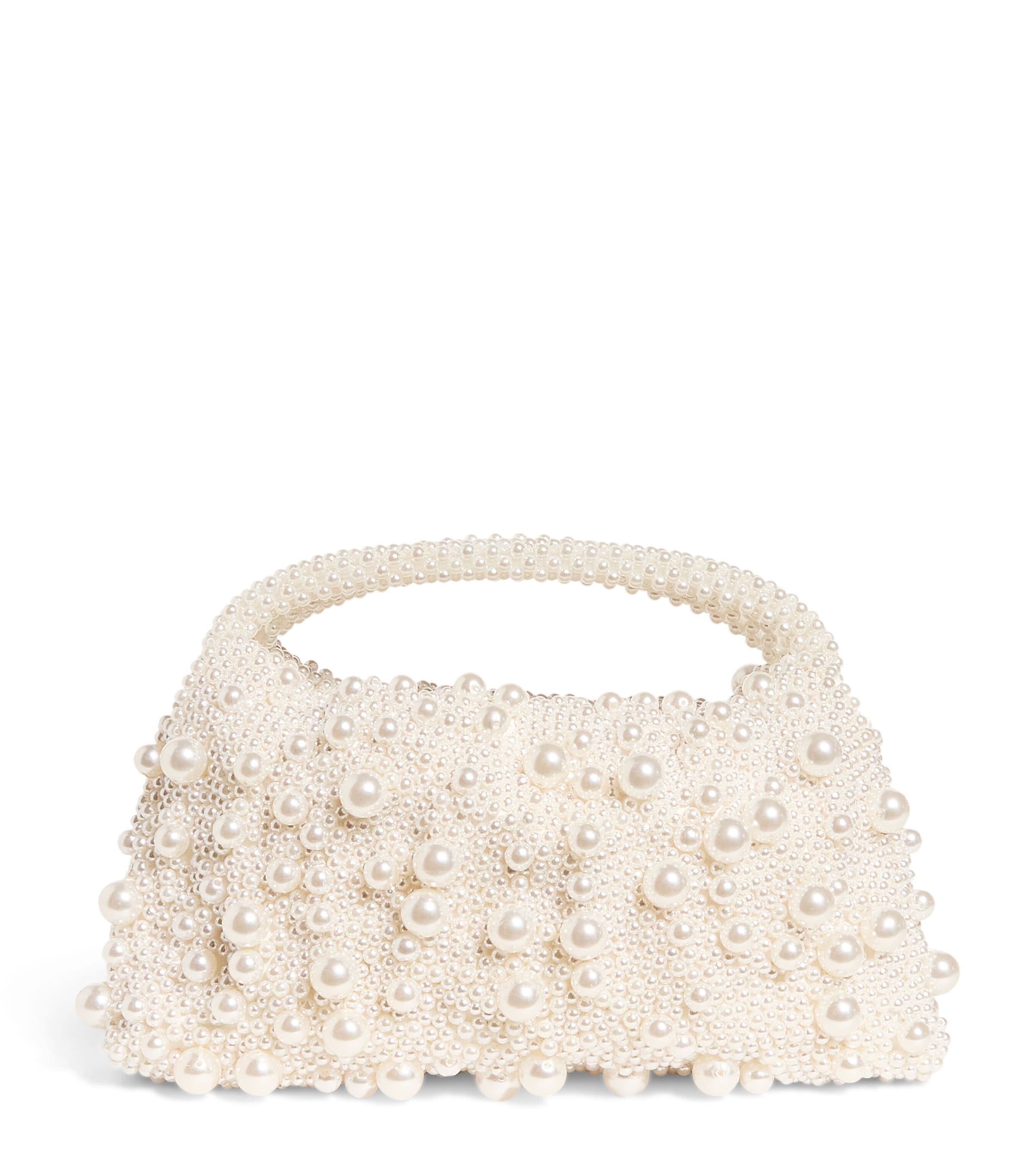 SIMKHAI EMBELLISHED ELLERIE TOP-HANDLE BAG 