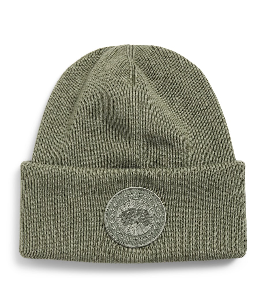 Canada Goose Wool Arctic Toque Beanie Vireo Green Image 1
