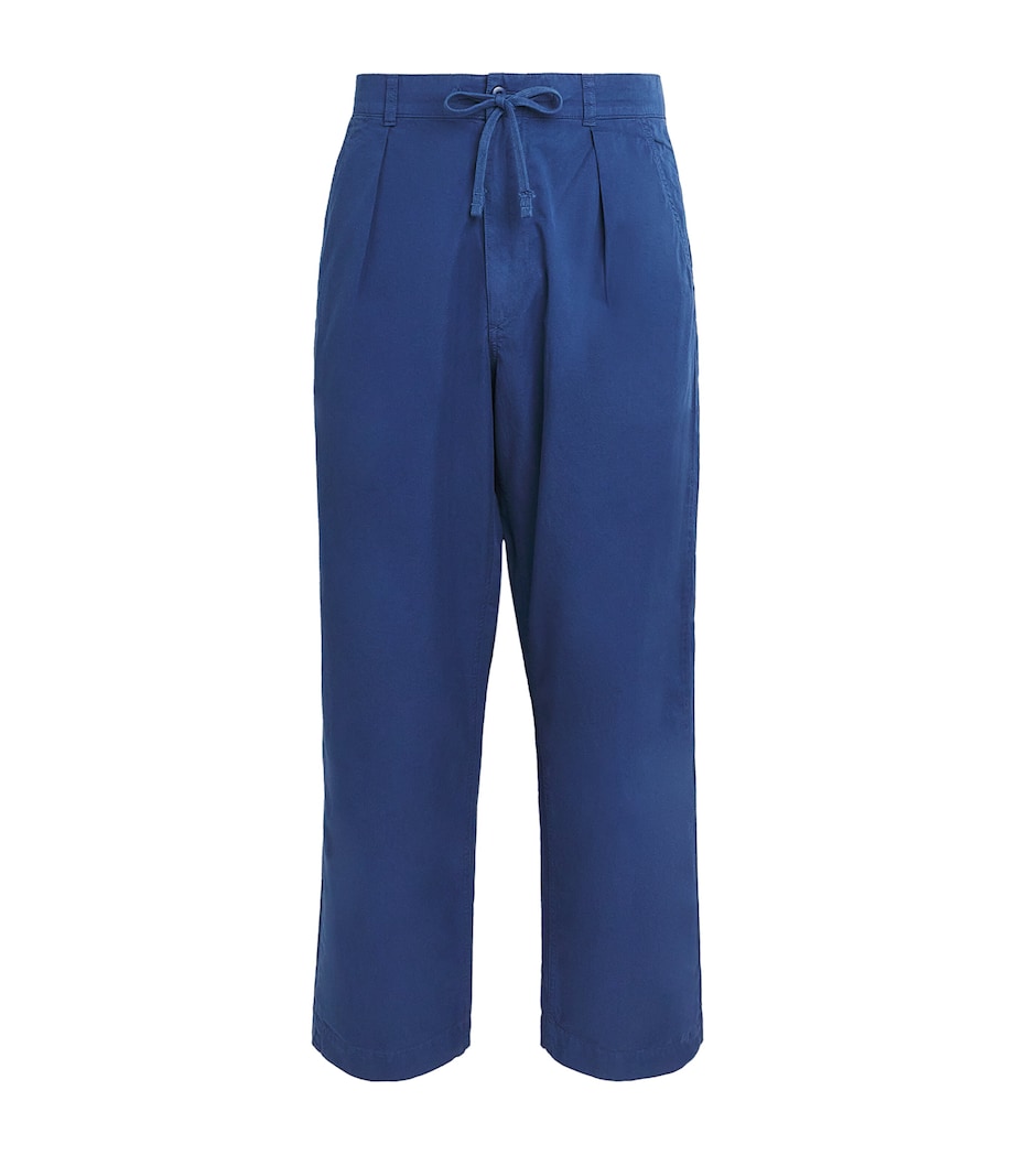 Stretch-Cotton Twill Prepster Trousers NIGHT NAVY Image 1