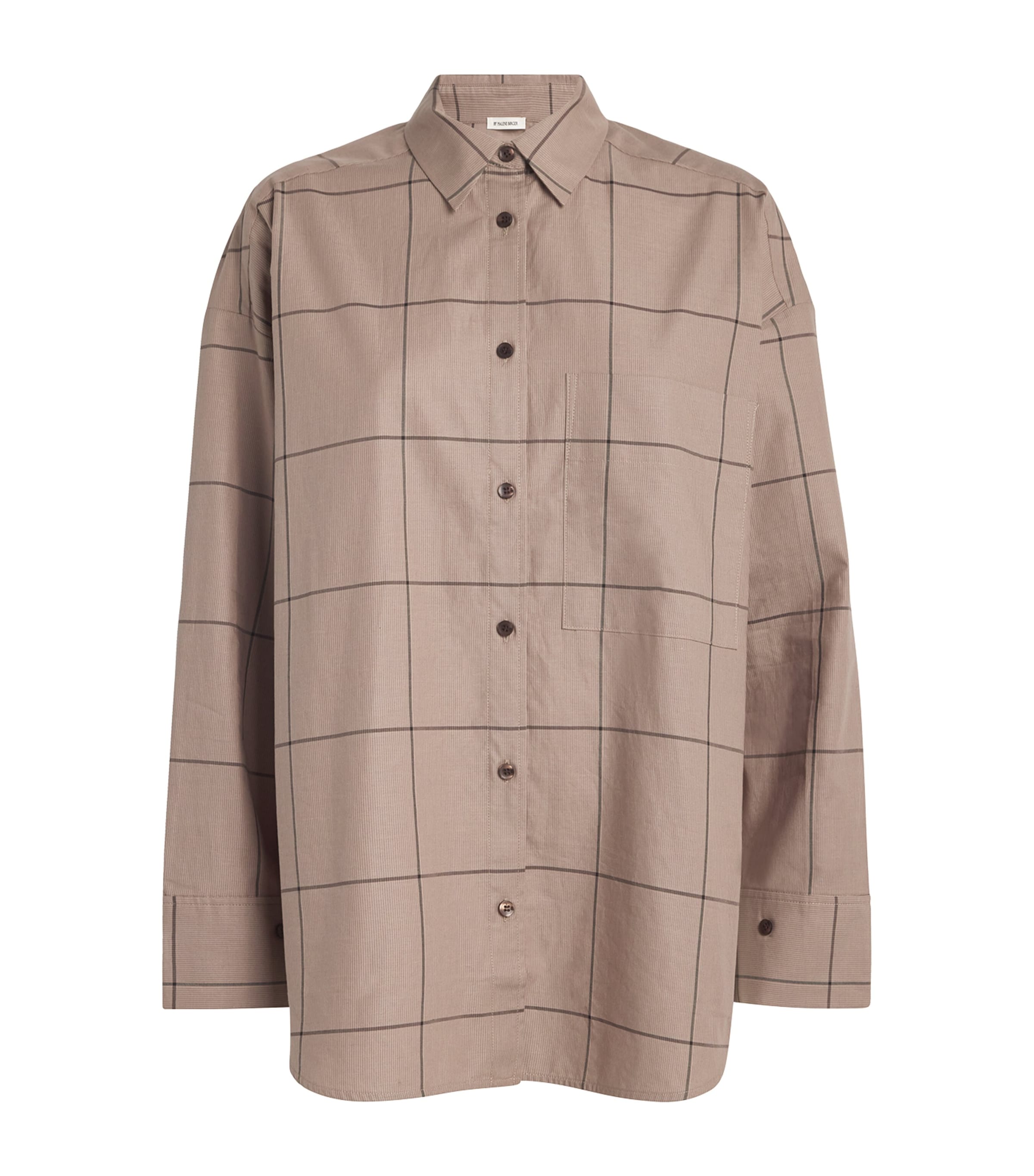 By Malene Birger Derris Organic Cotton Shirt In Autumn Check