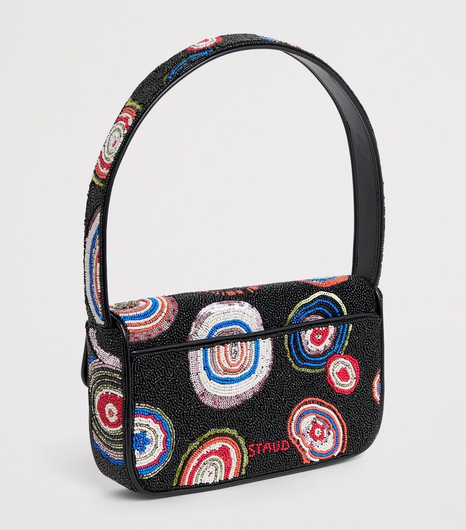 STAUD Beaded Tommy Shoulder Bag Millefiore Image 3