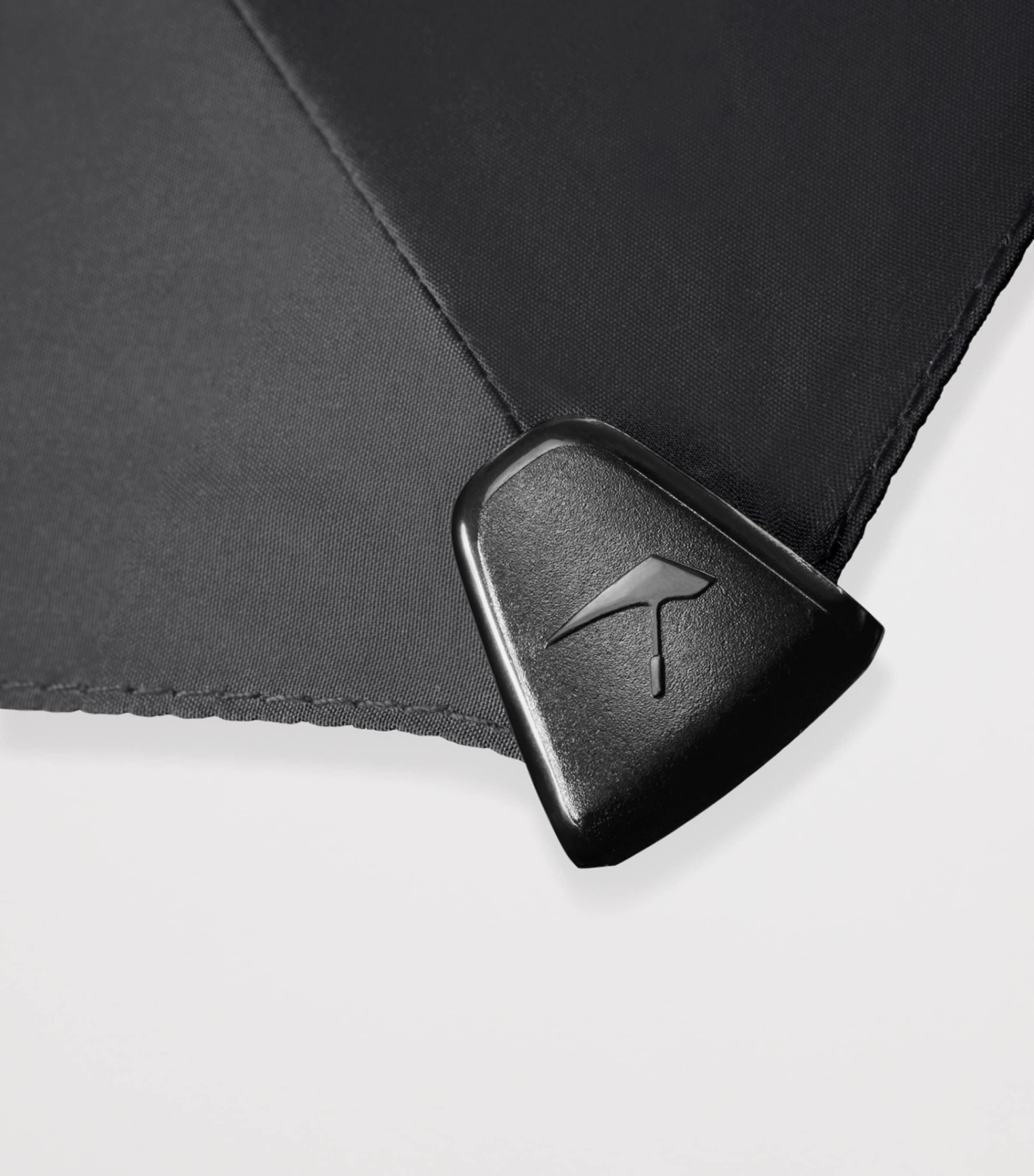 Windproof Semi-Automatic Umbrella BLACK Image 4