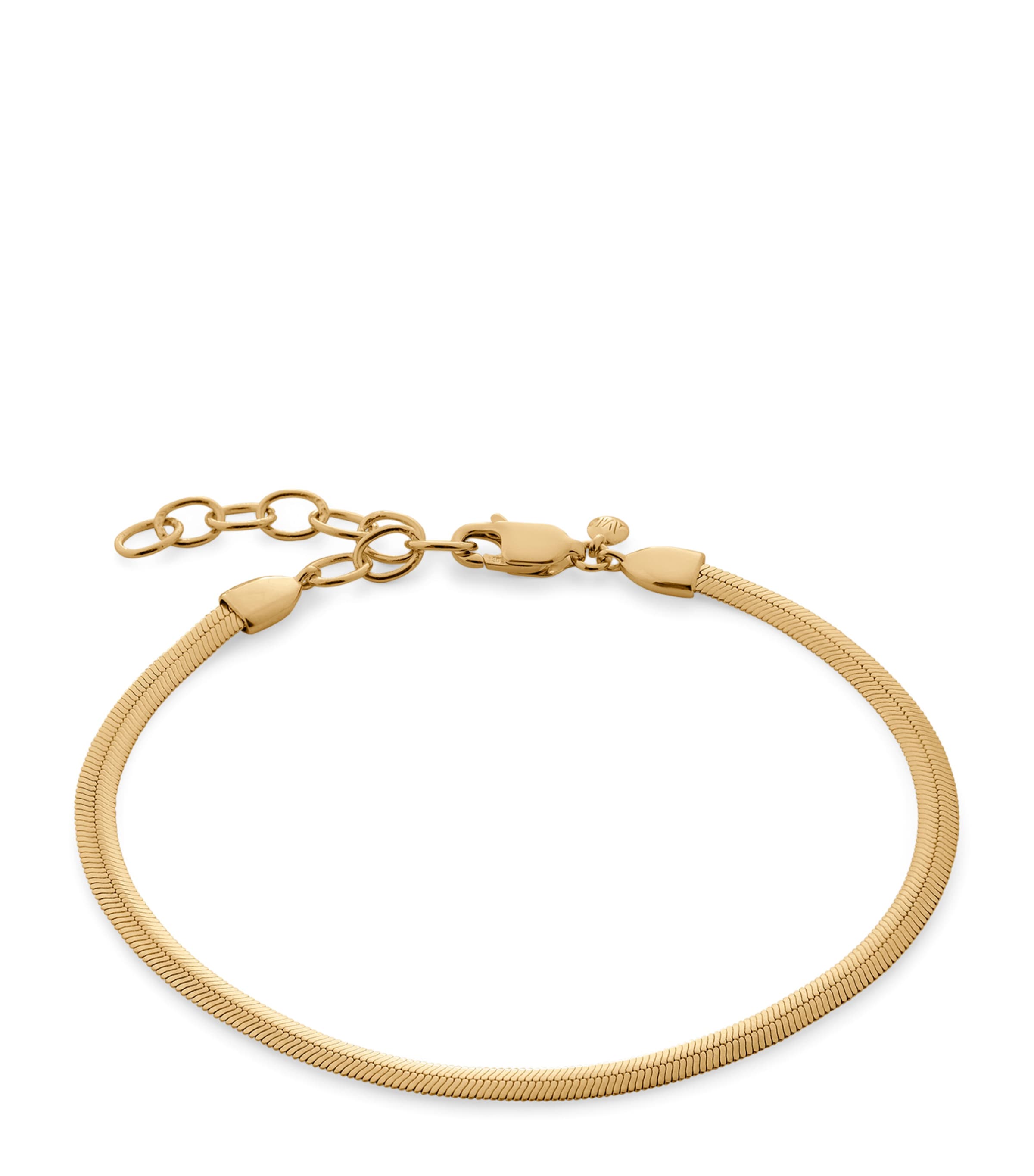 Monica Vinader Gold Vermeil Snake Chain Bracelet Gold Vermeil Image 1