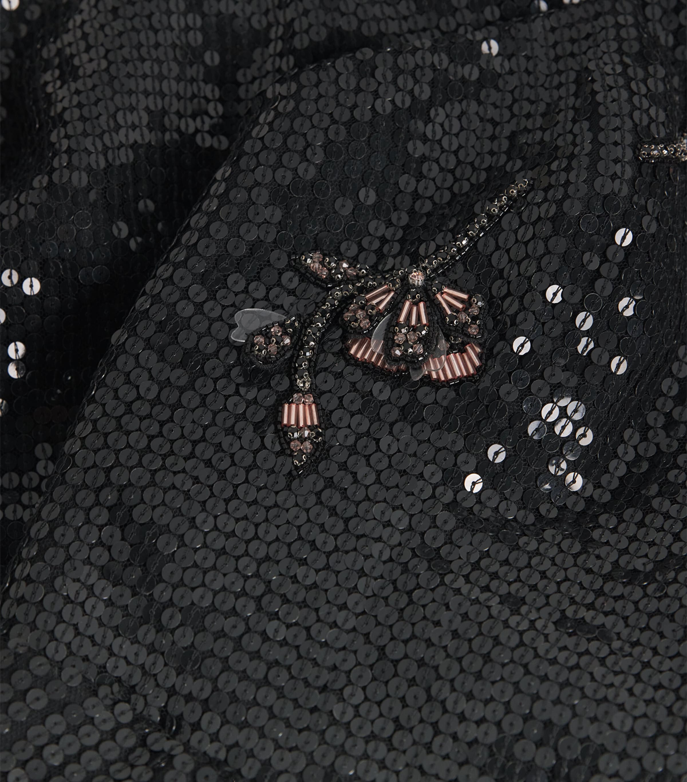 Sequin Ivonne Mini Dress BLACK Image 5