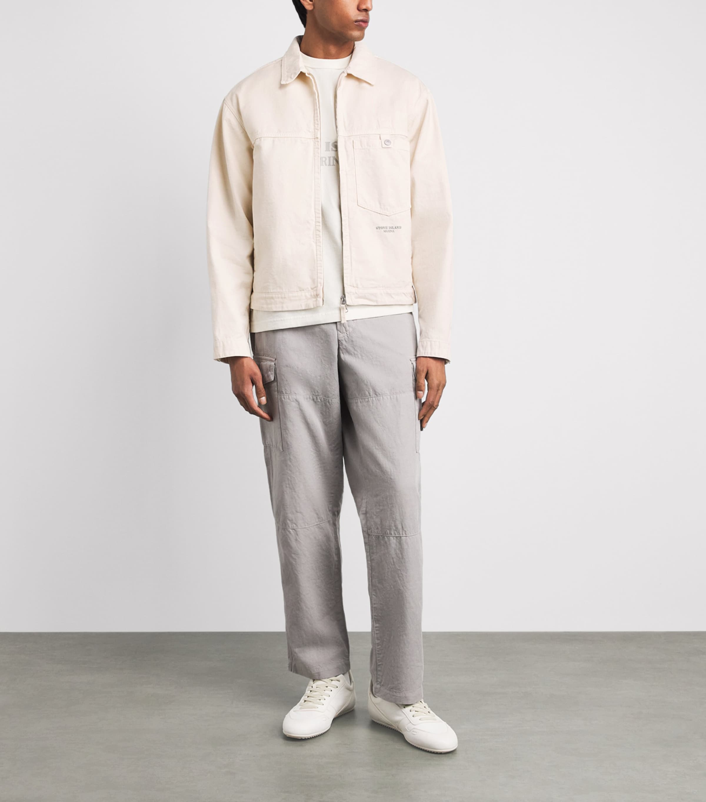 Stone Island Mens Cotton Marina Jacket Image 2