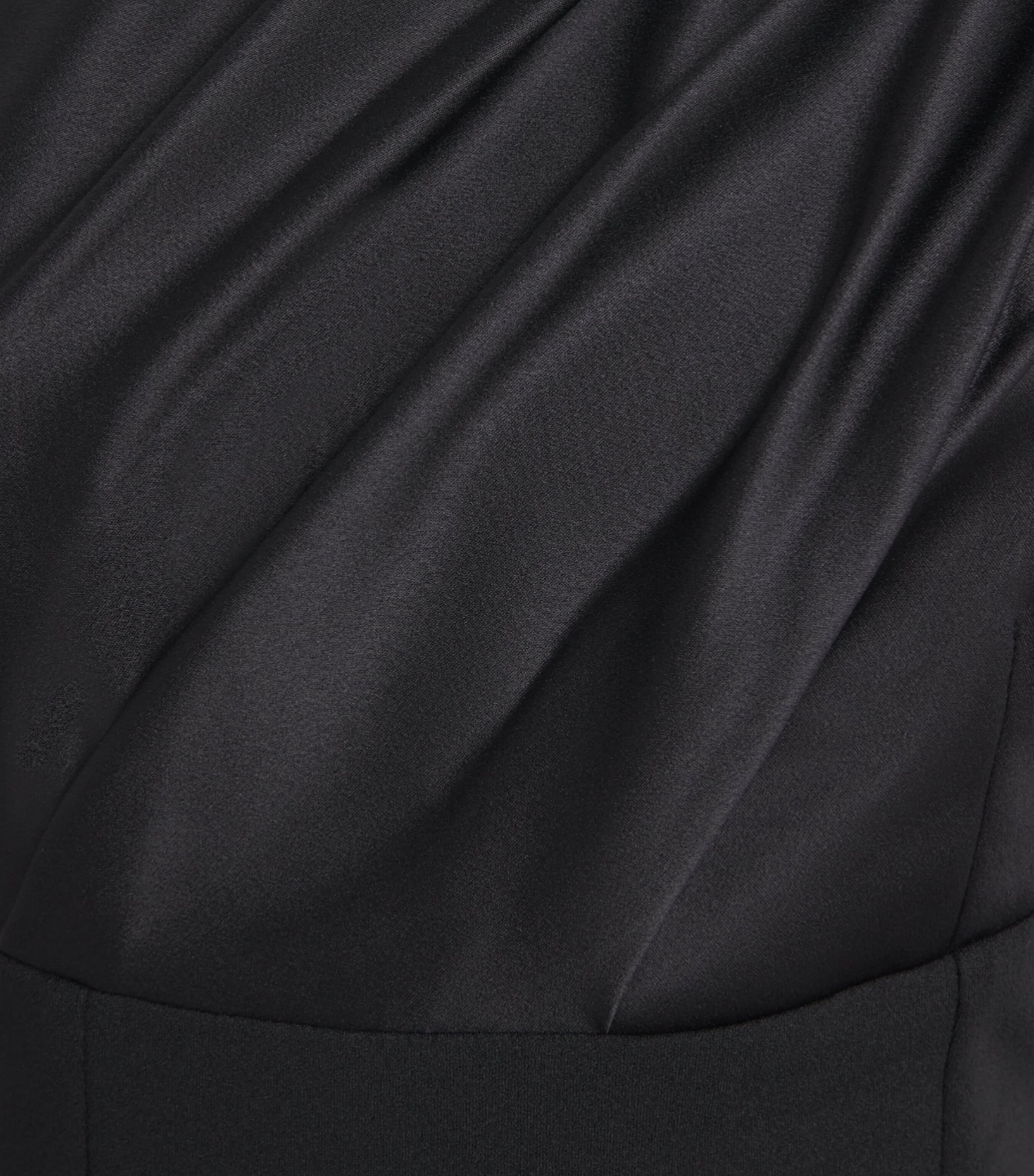 Solace London Womens One-Shoulder Gracie Maxi Dress Black Image 6