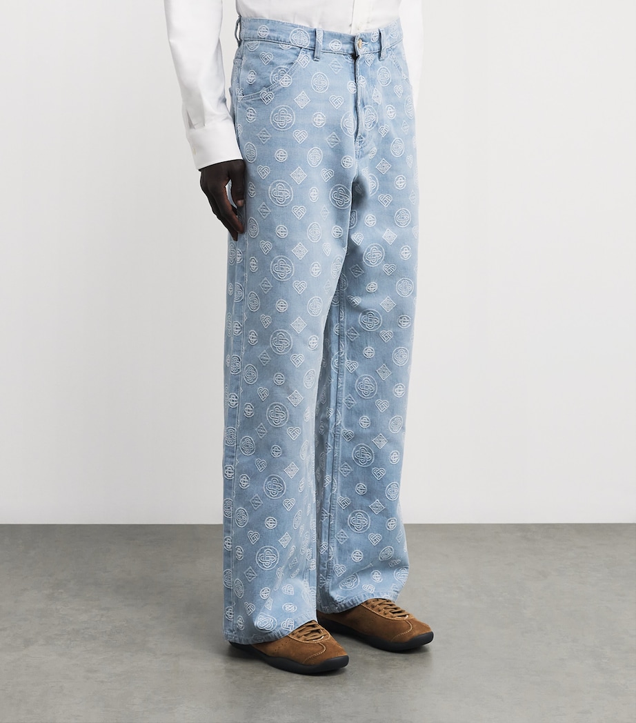 Monogram Relaxed Jeans WASHED MONOGRAM Image 3